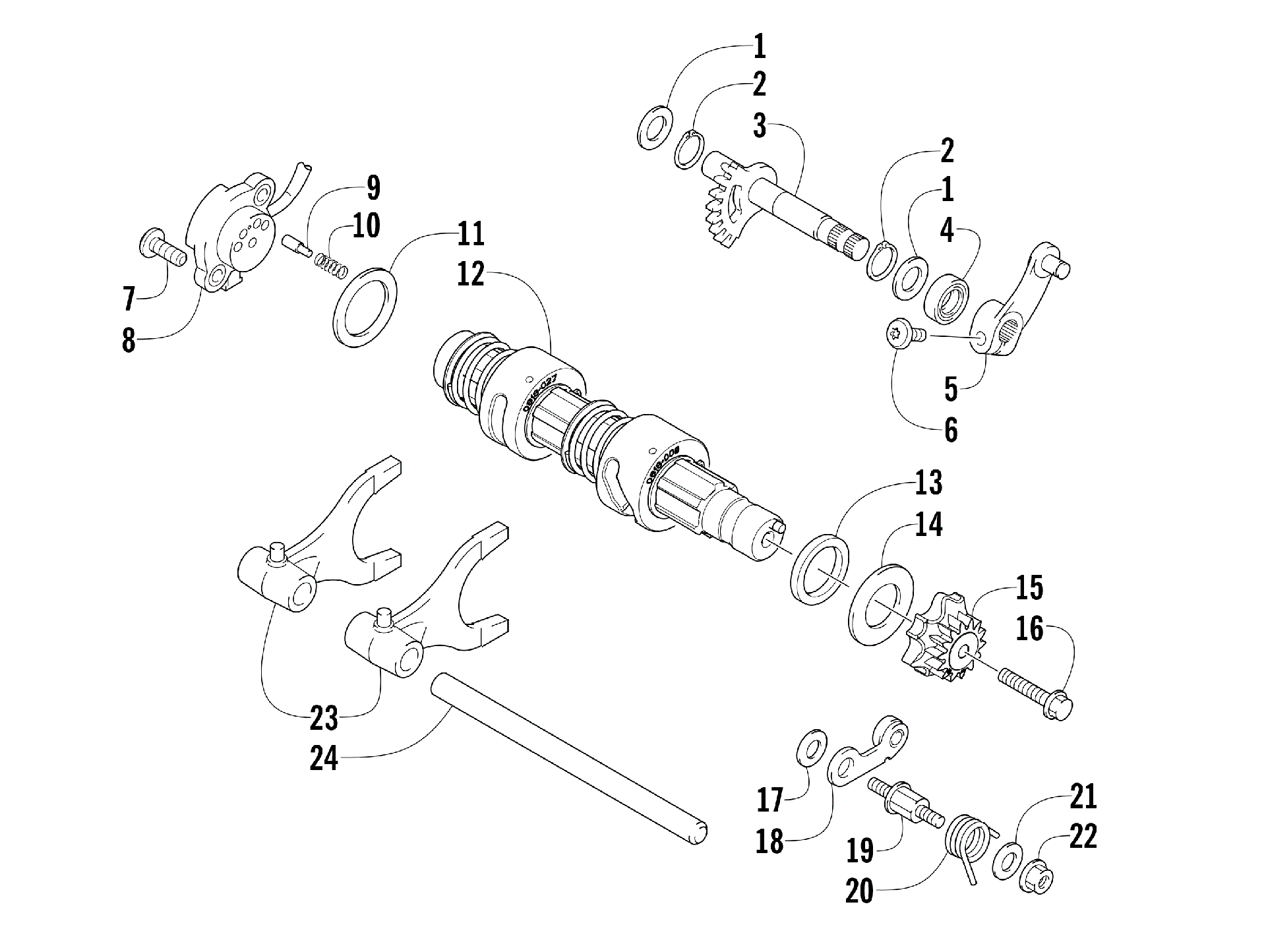 передача Shifting ASSEMBLY [97031]