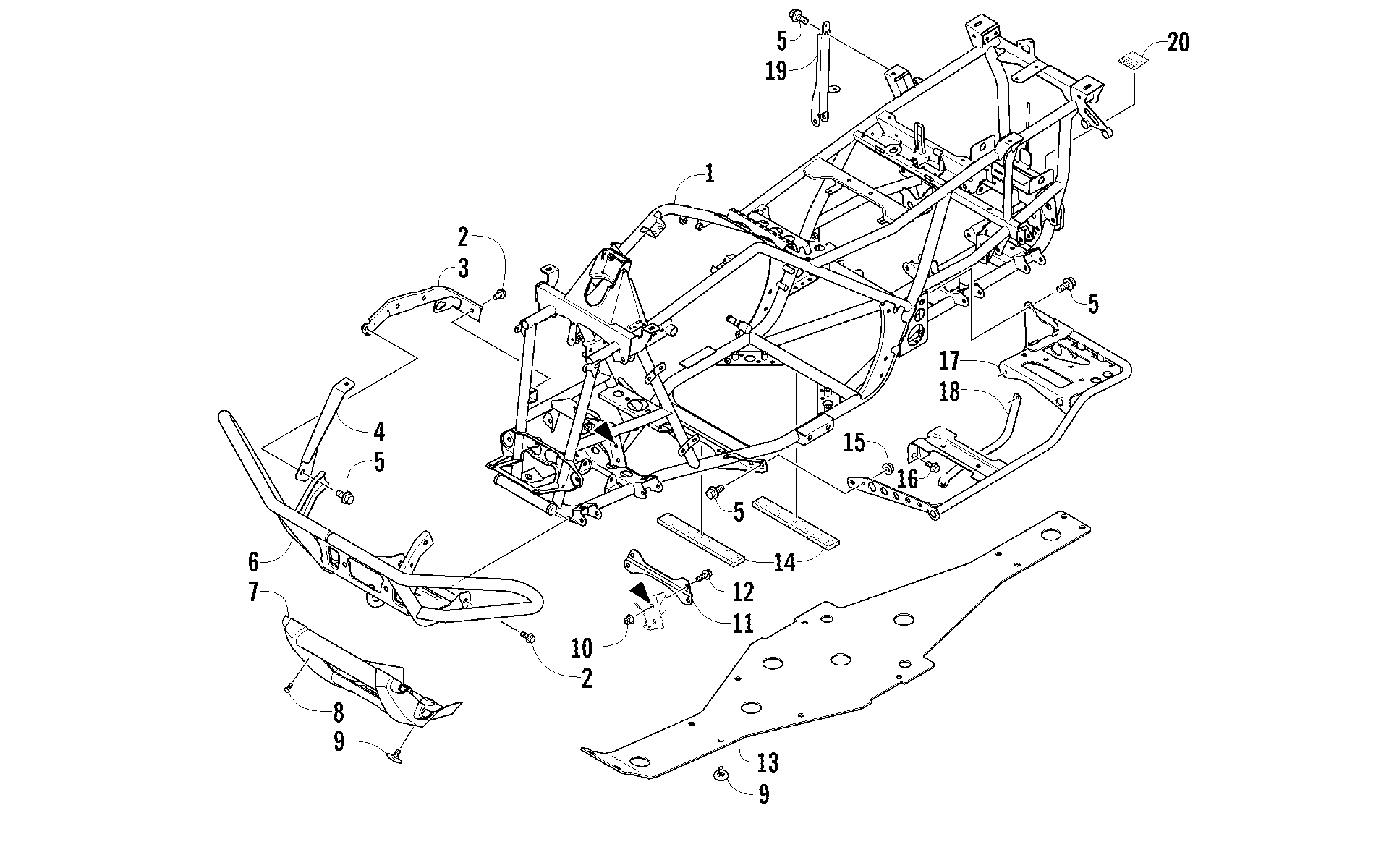 Рама AND RELATED PARTS [95025]