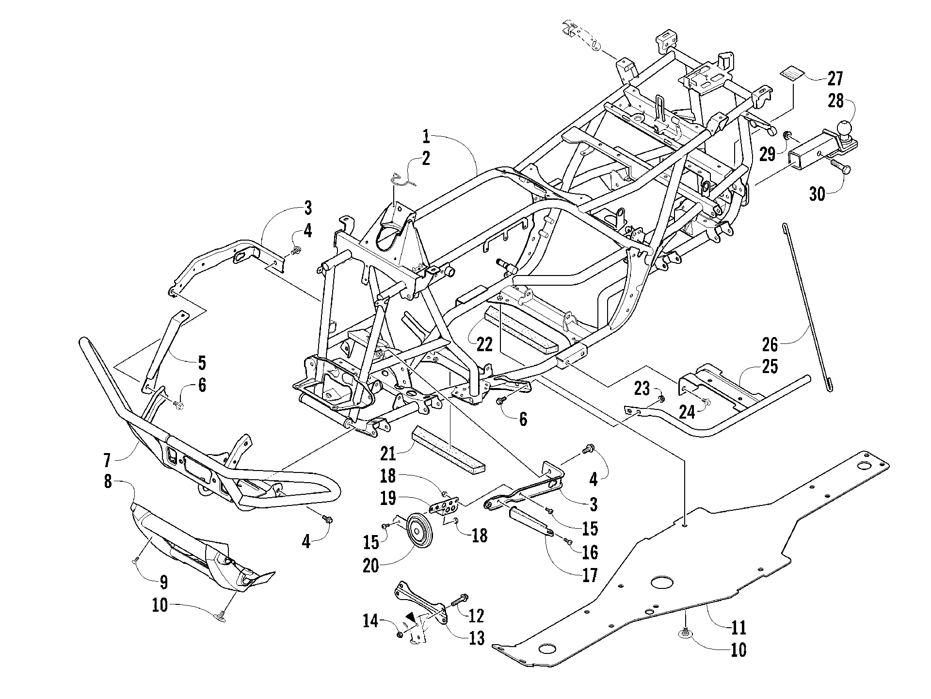 Рама AND RELATED PARTS [95936]