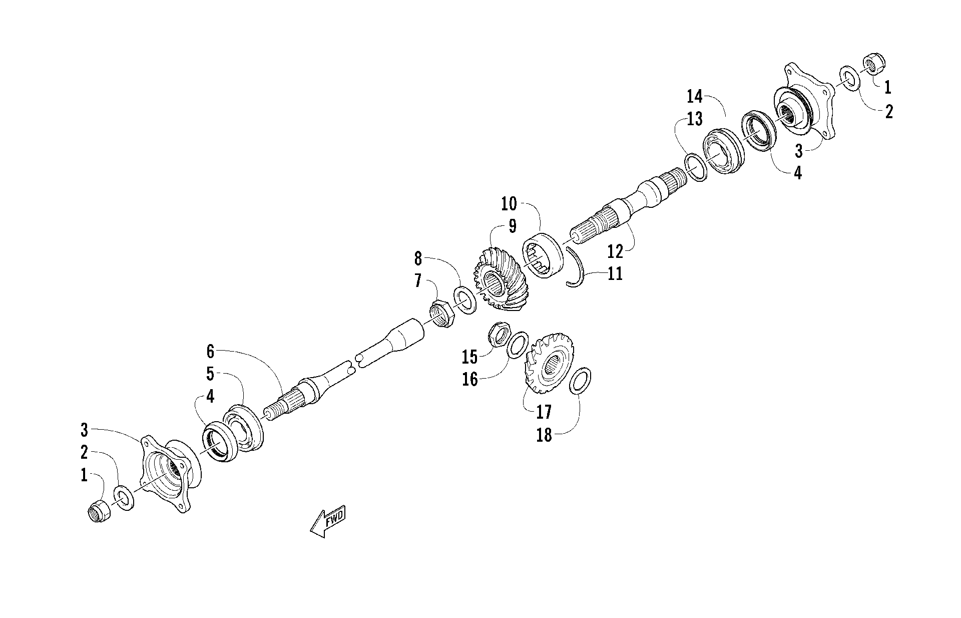 Secondary привод ASSEMBLY [96055]