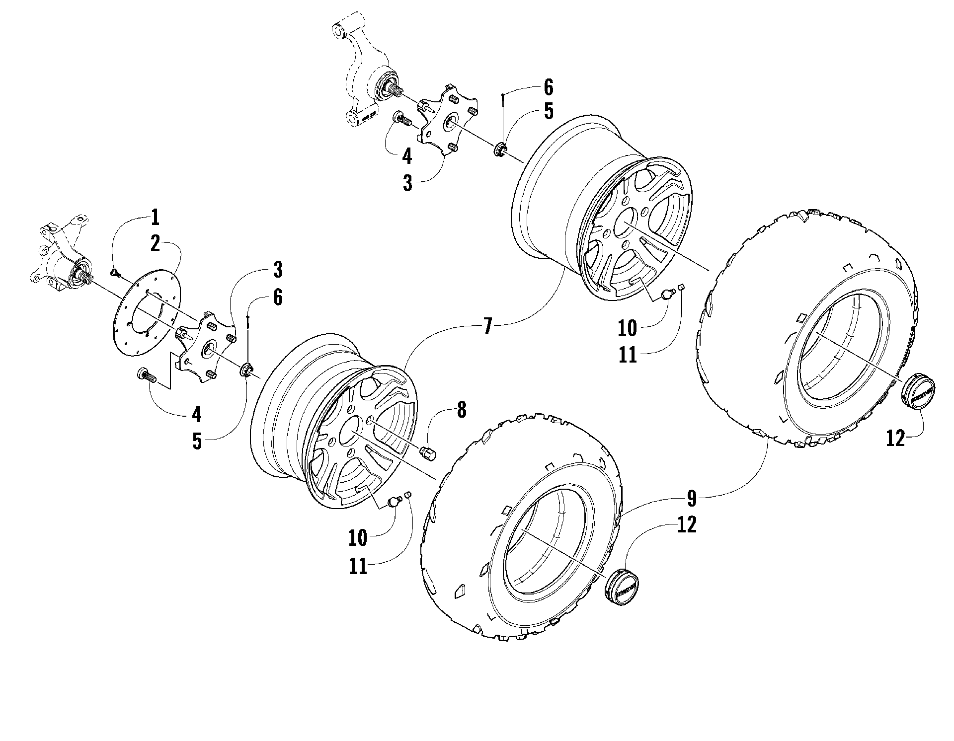 Колесо AND TIRE ASSEMBLY [95939]
