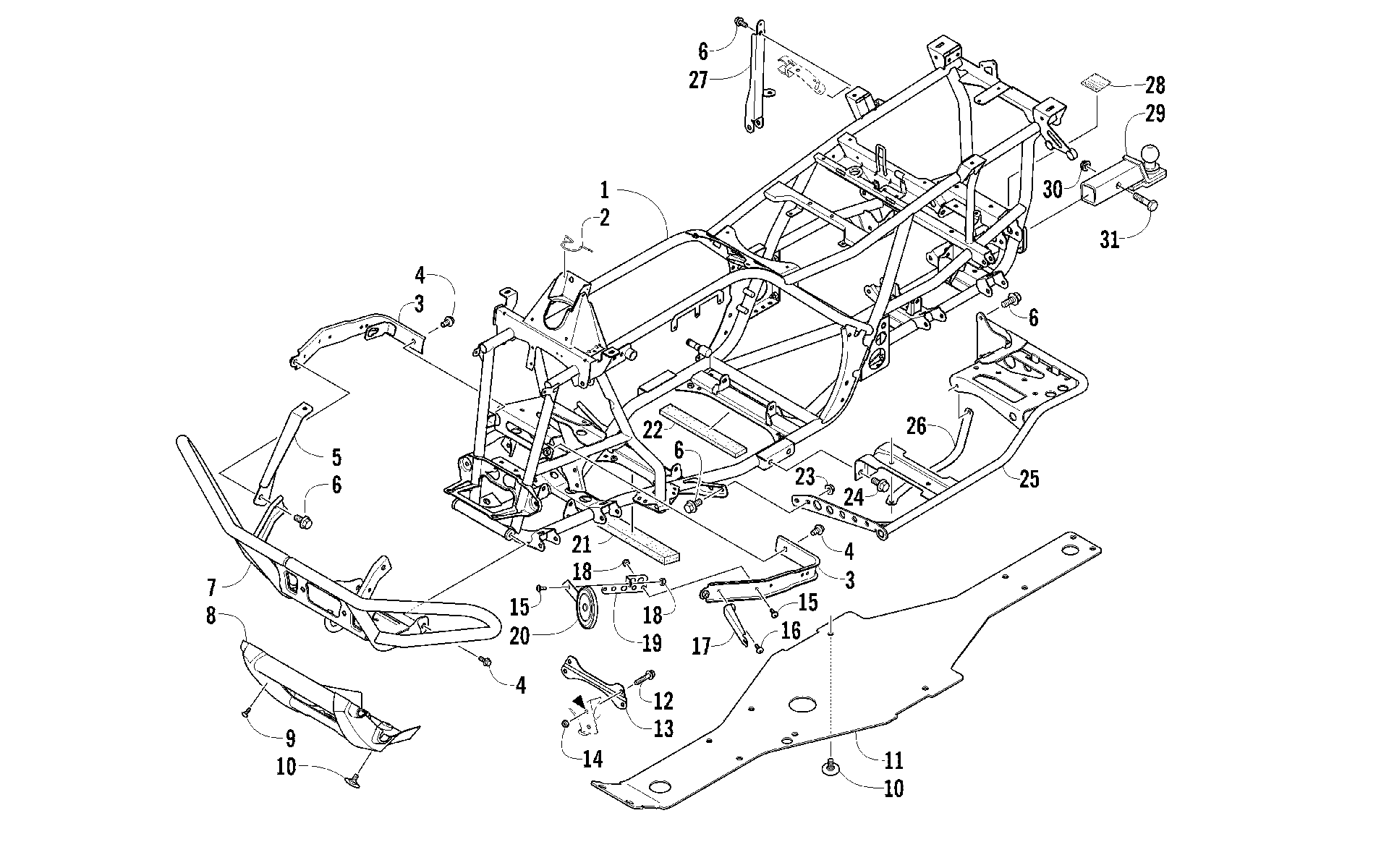 Рама AND RELATED PARTS [95980]
