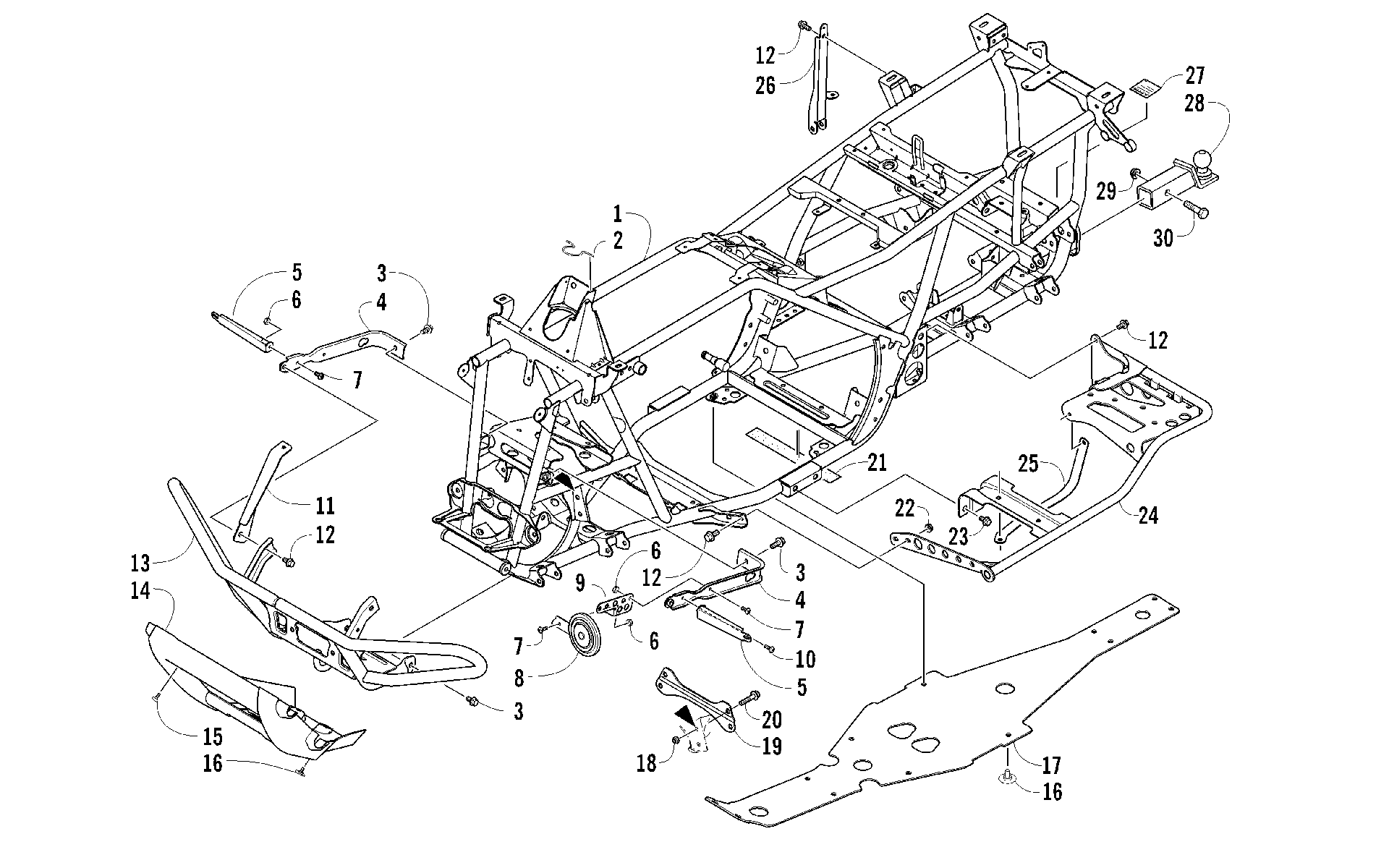 Рама AND RELATED PARTS [95955]