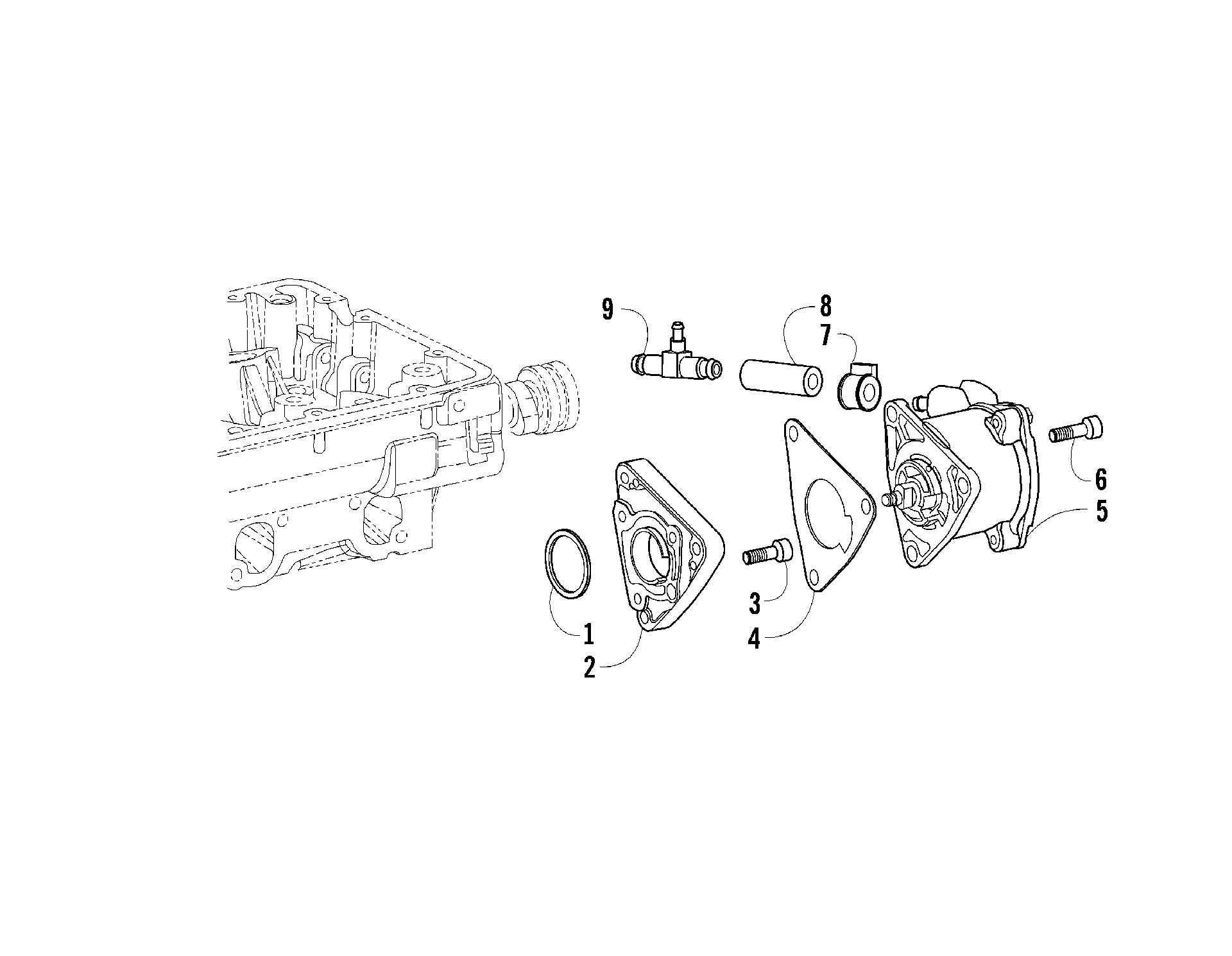 PTO VACUUM насос узел [96008]