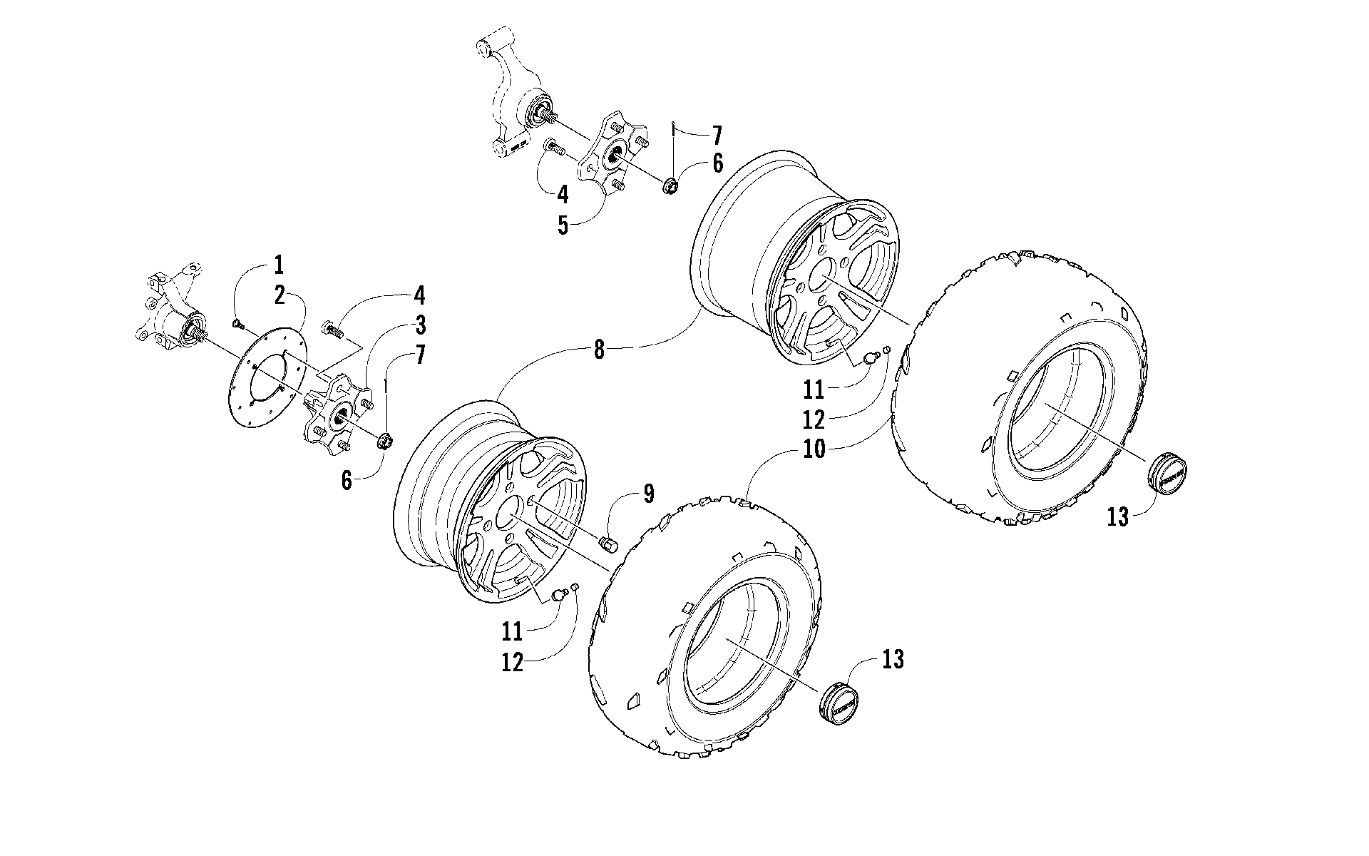 Колесо AND TIRE ASSEMBLY [95983]