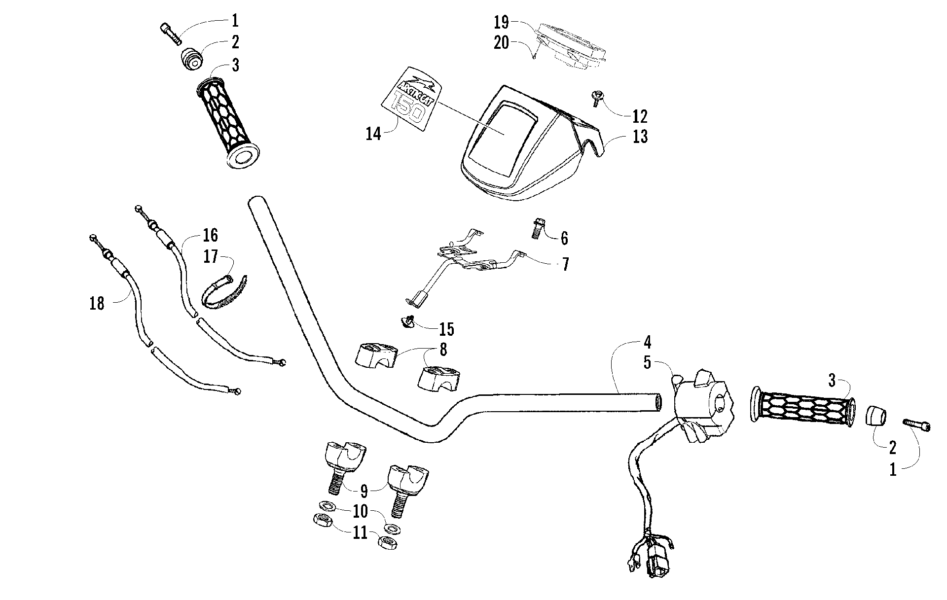 Руль AND CONTROLS ASSEMBLY [92797]