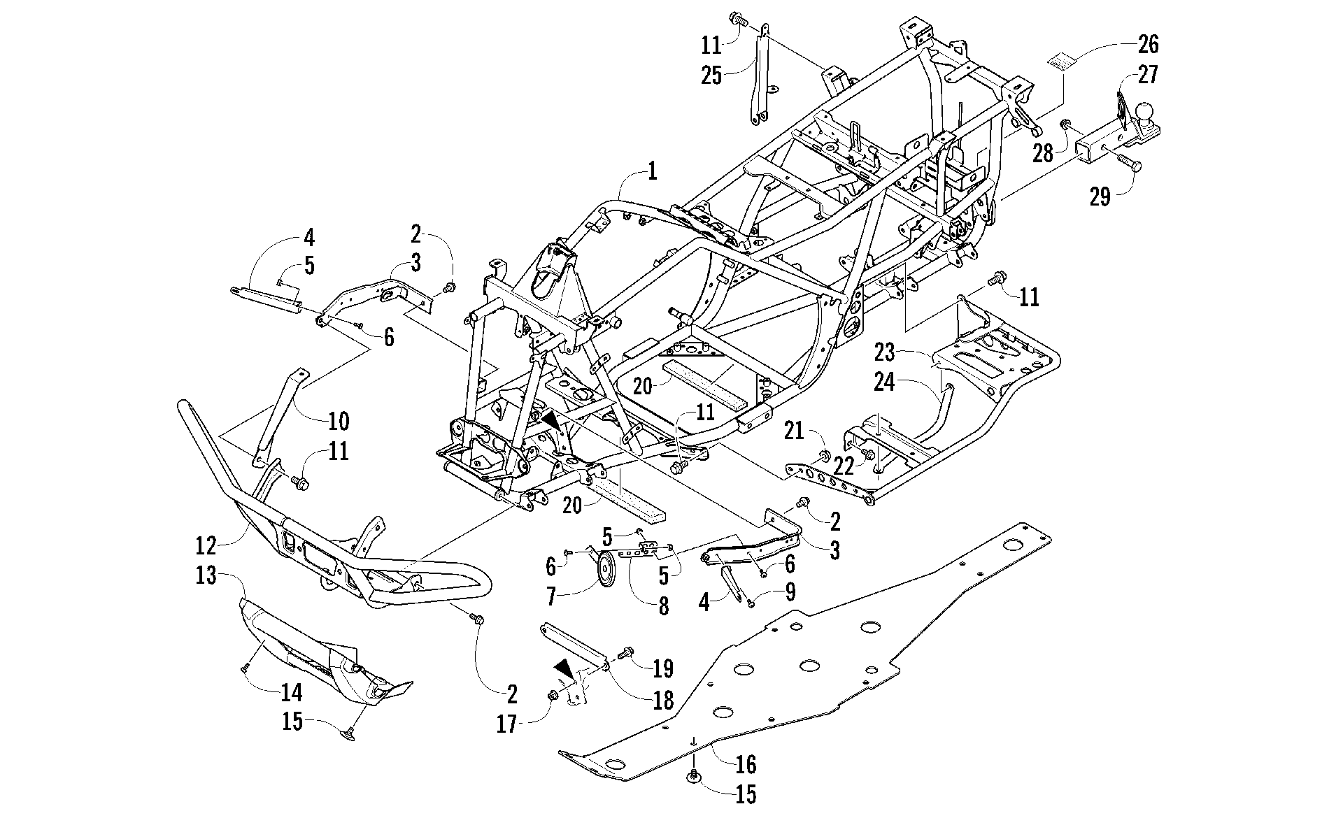 Рама AND RELATED PARTS [96186]