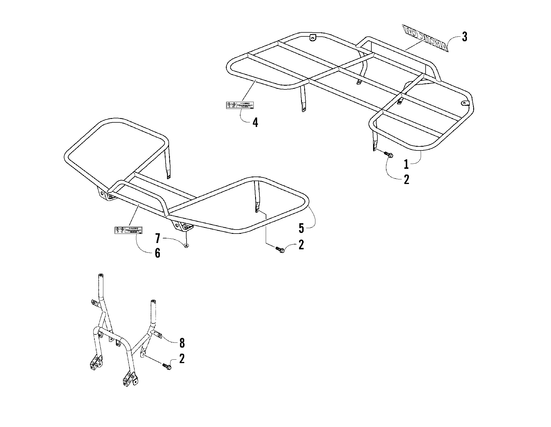 RACKS и BUMPER узел [92796]