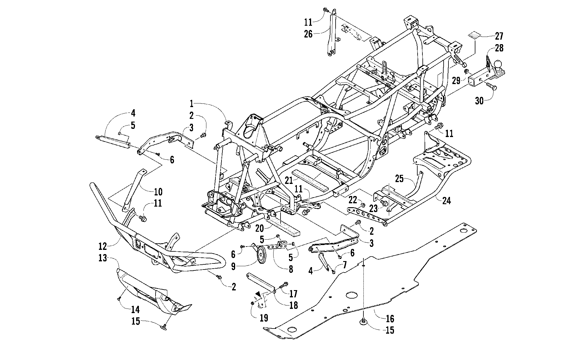 Рама AND RELATED PARTS [96245]