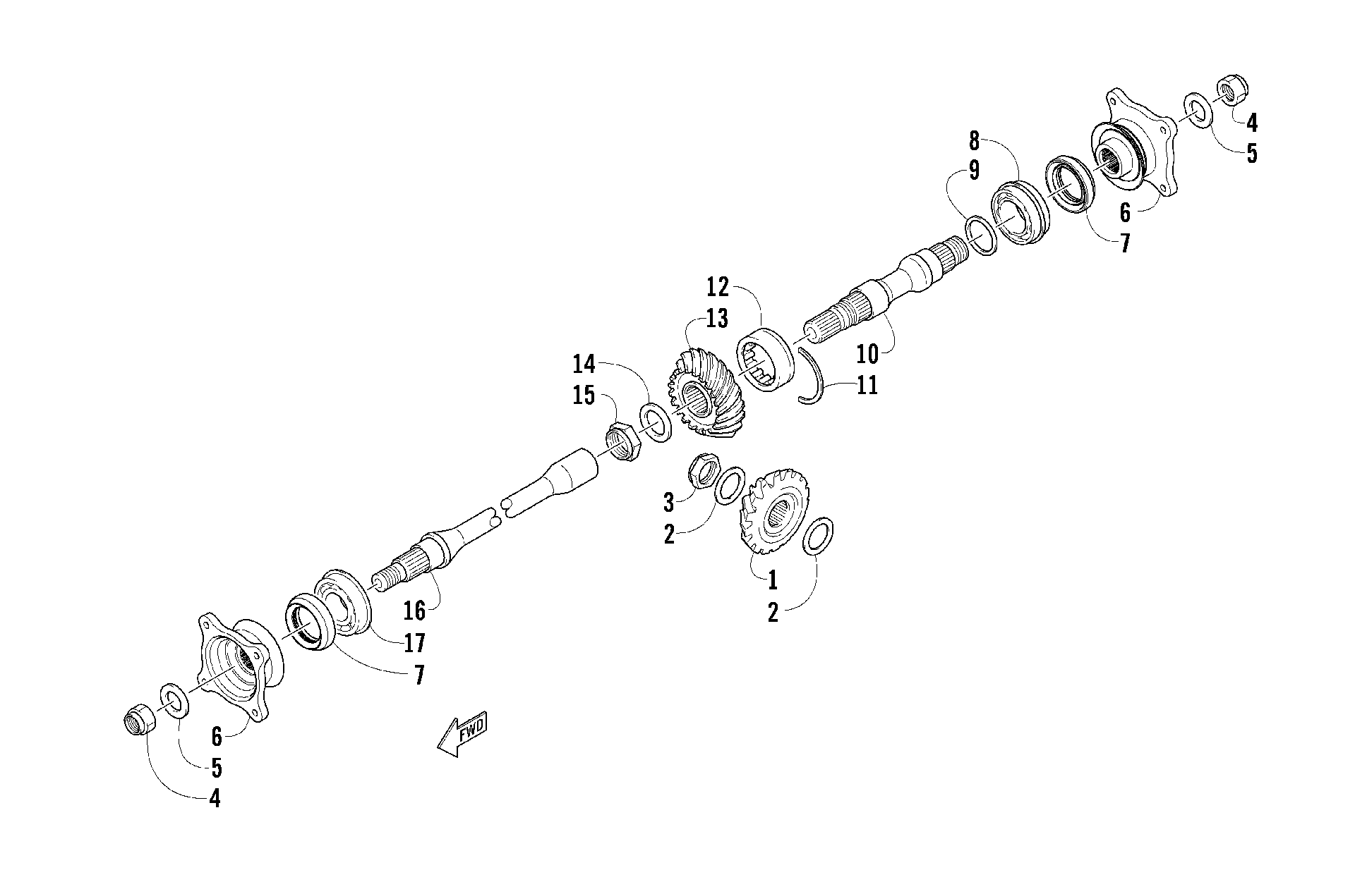 Secondary привод ASSEMBLY [90911]