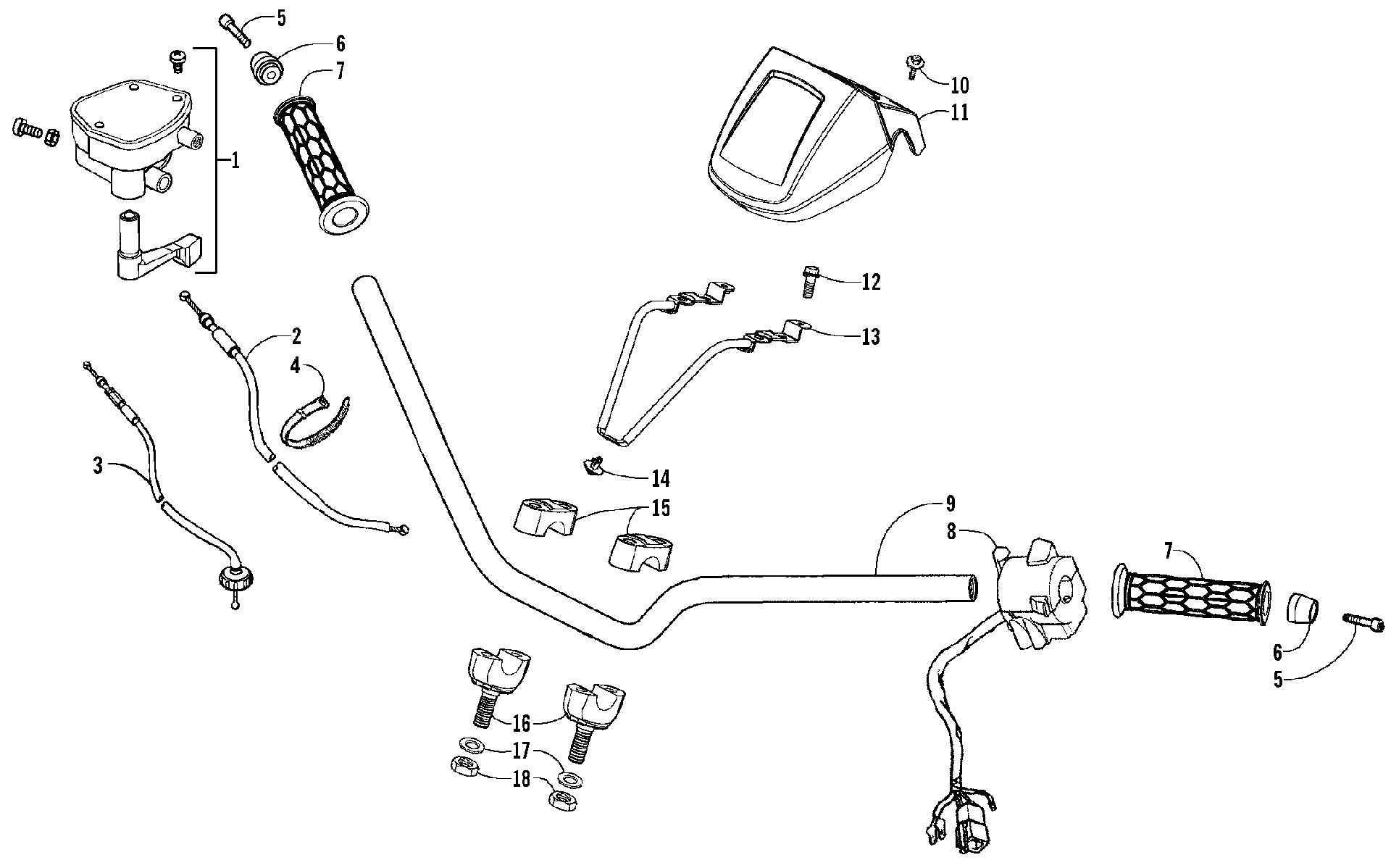 Руль AND CONTROLS ASSEMBLY [87612]