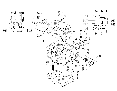 2007 ATV 500 AUTOMATIC TRANSMISSION 4X4 FIS CAT GREEN [A2007IBM4BUSZ]