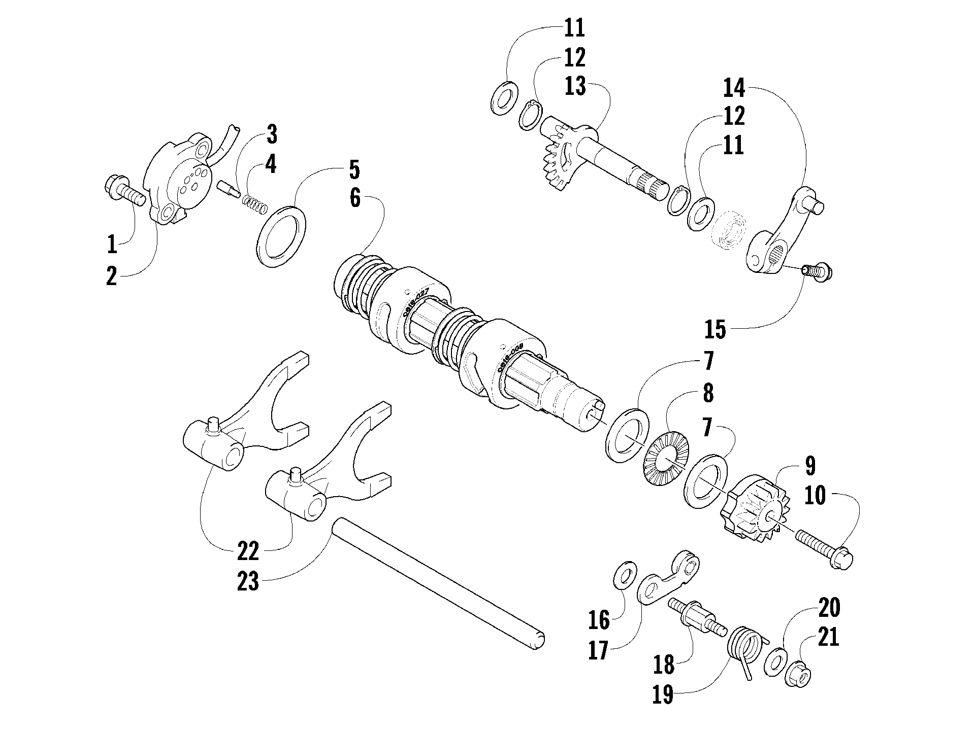 передача Shifting ASSEMBLY [88709]