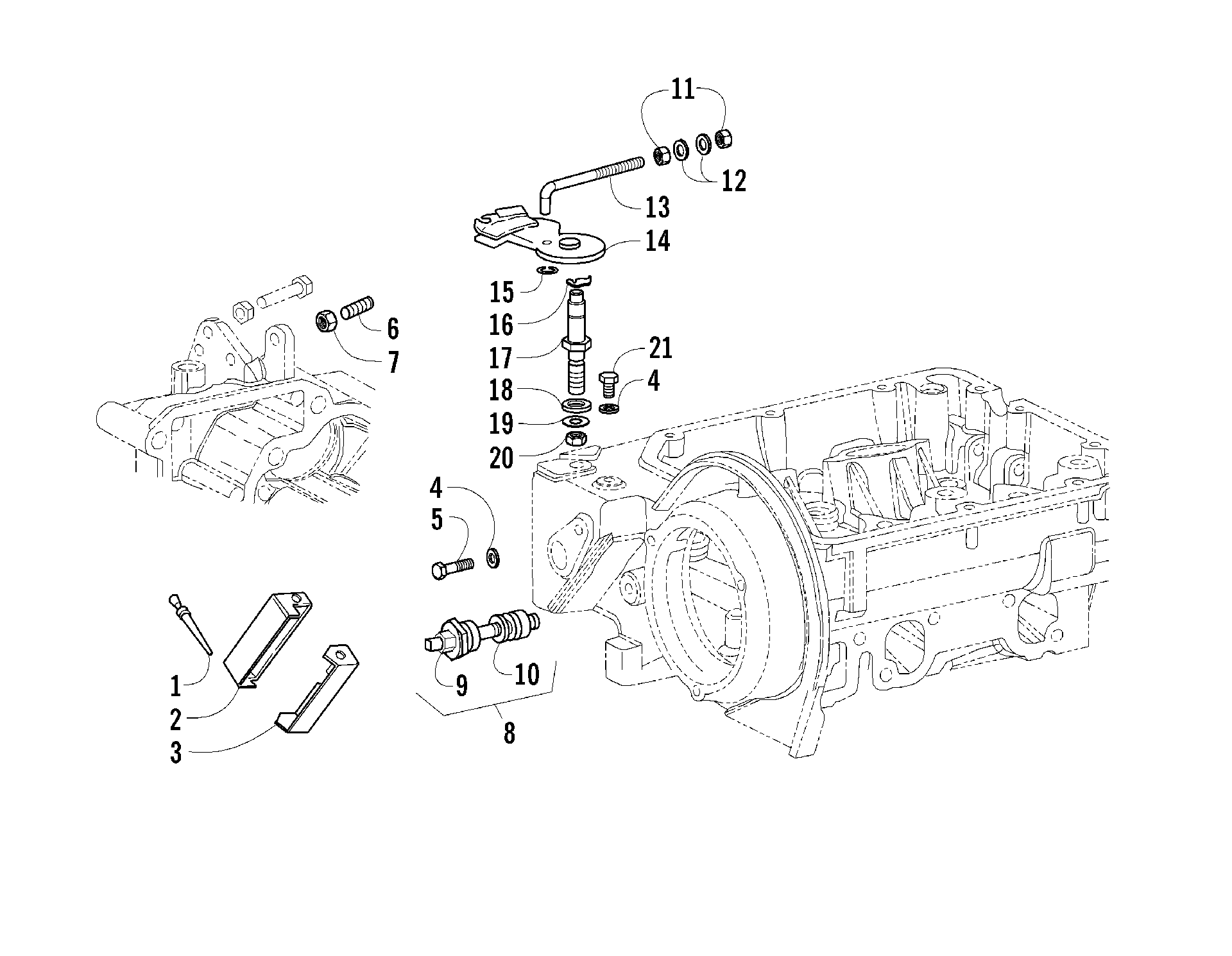 Дроссель CONTROL AND LOCKED TORQUE DEVICE ASSEMBLIES [87153]