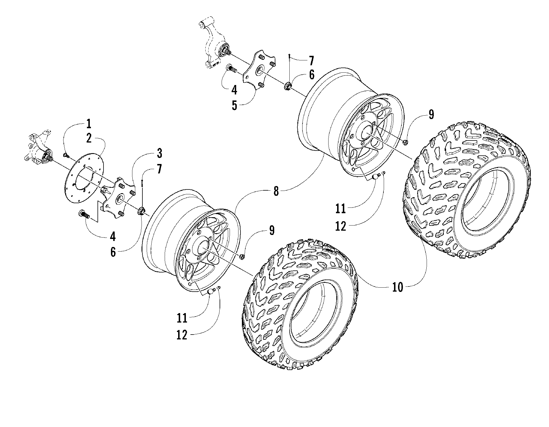 Колесо AND TIRE ASSEMBLY [85811]