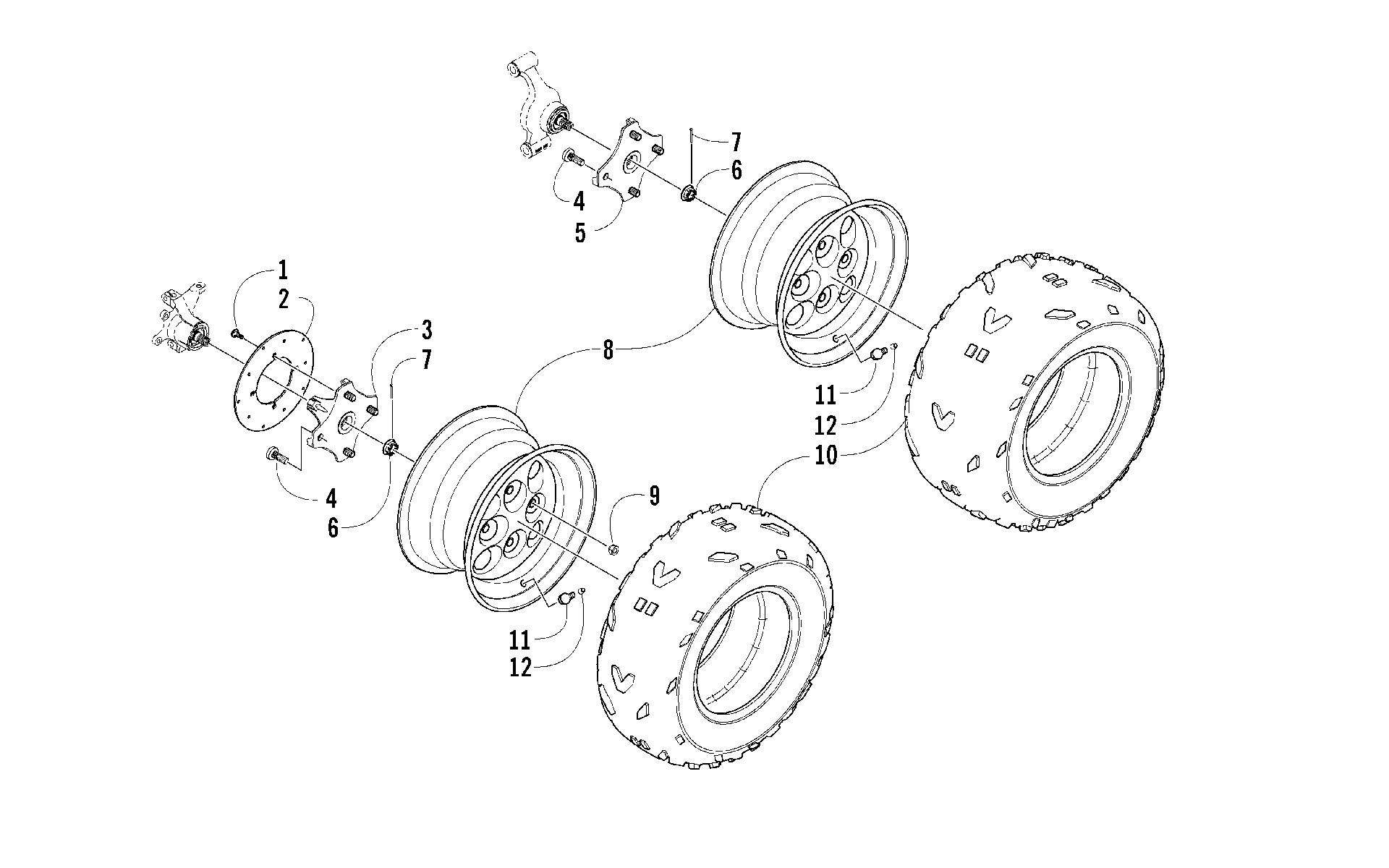 Колесо AND TIRE ASSEMBLY [87997]