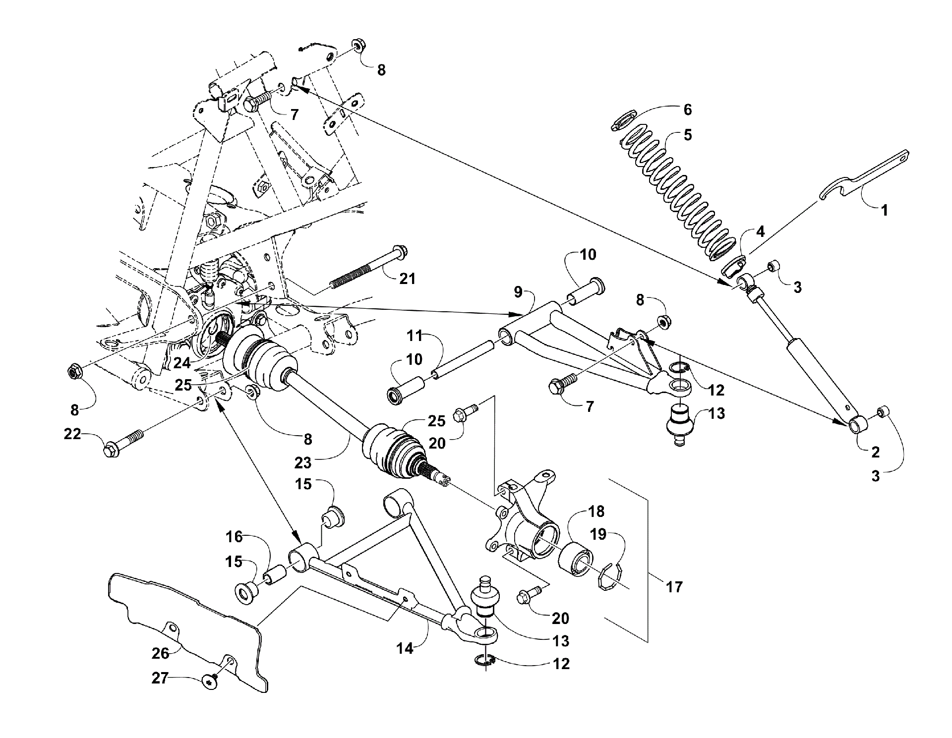 FRONT SUSPENSION ASSEMBLY [85694]