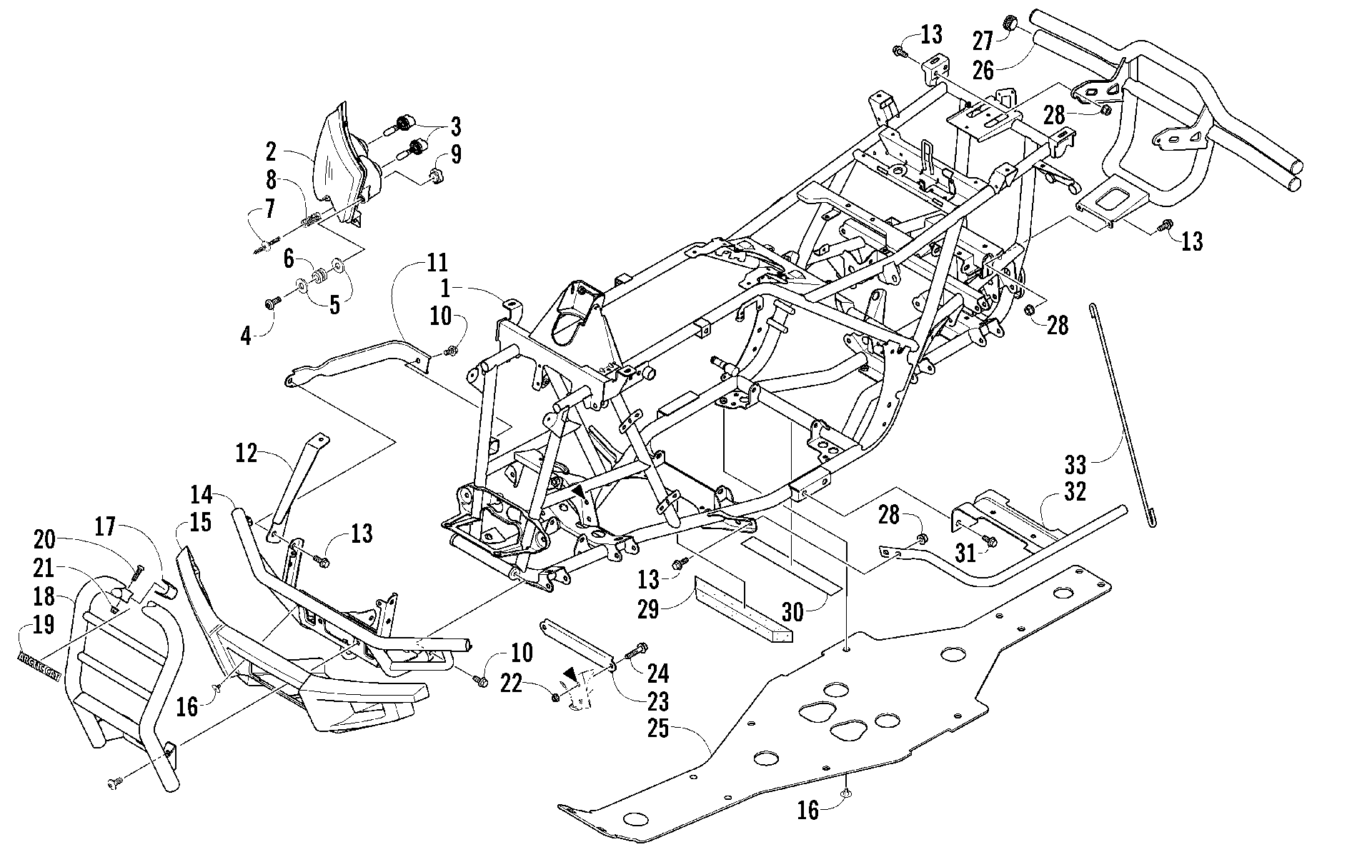 Рама AND RELATED PARTS [83809]