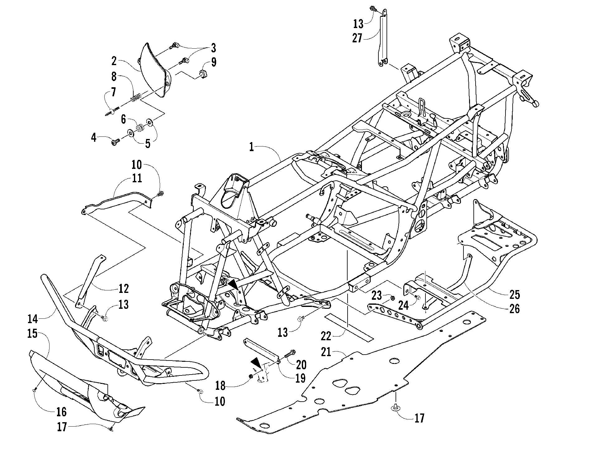 Рама AND RELATED PARTS [84496]