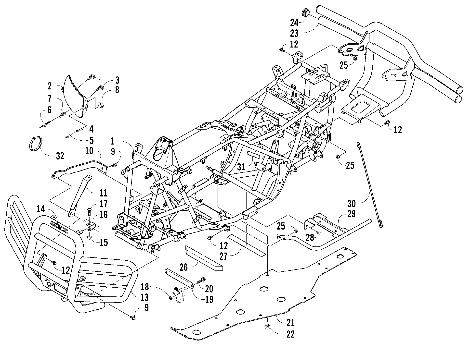 Рама AND RELATED PARTS [83701]