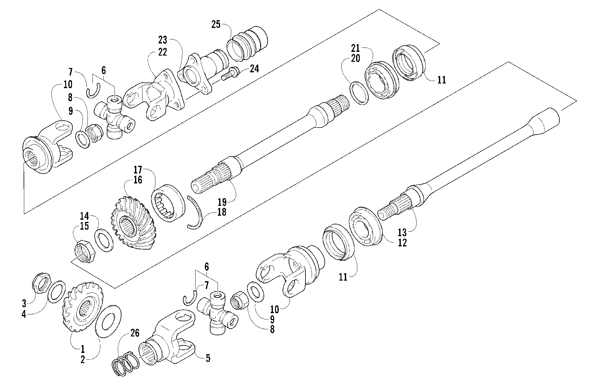 Secondary привод ASSEMBLY [83815]