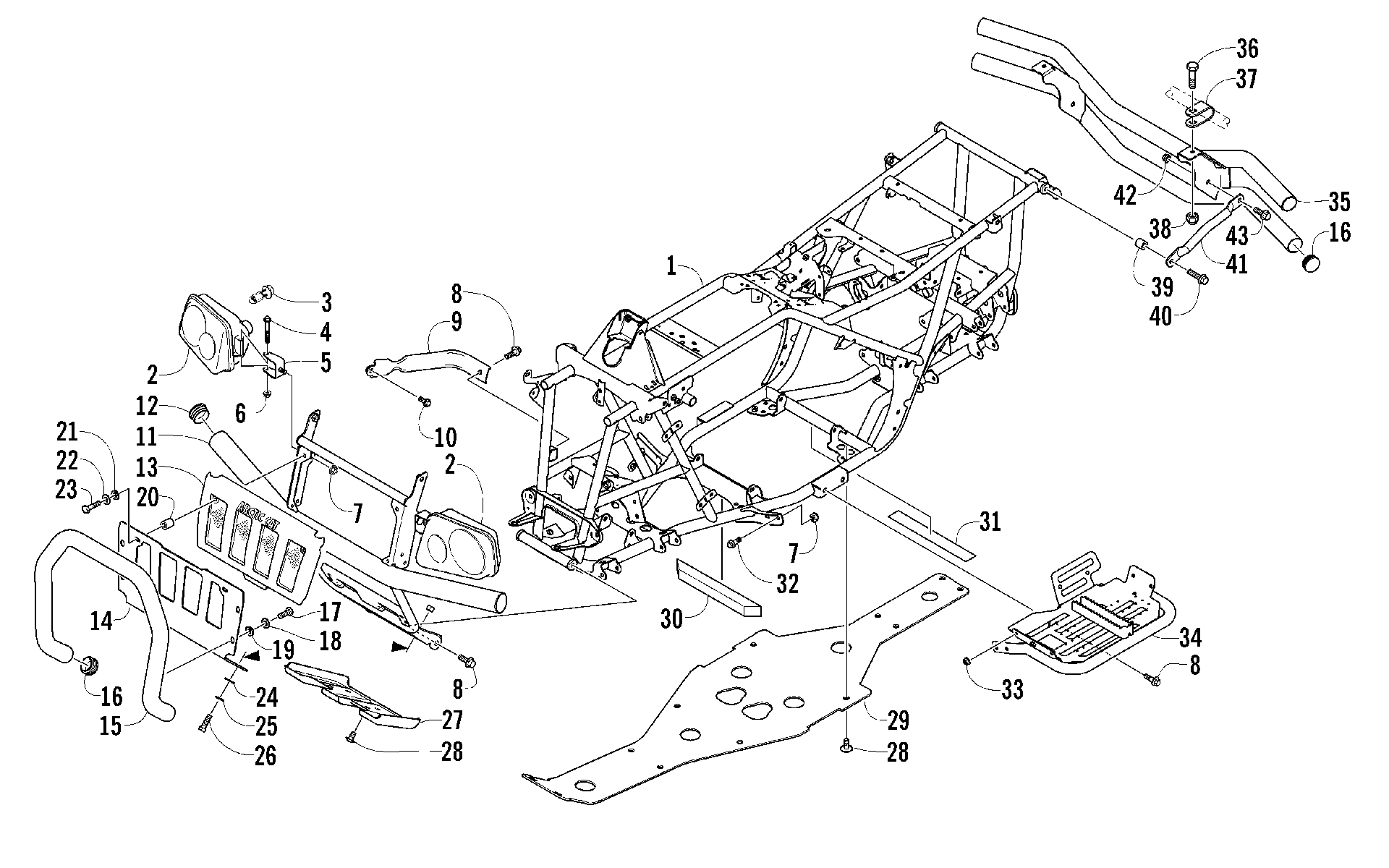 Рама AND RELATED PARTS [81243]