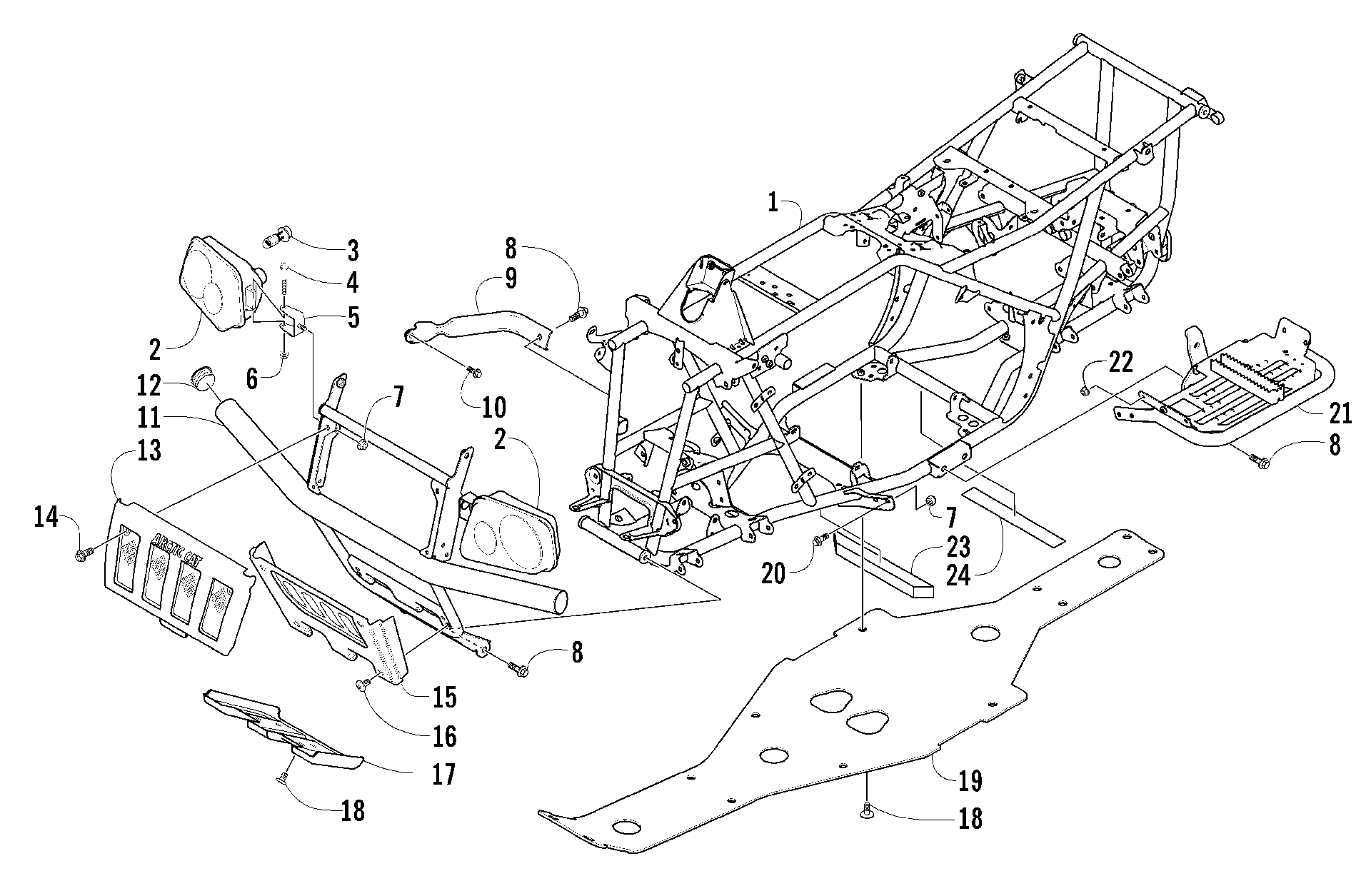 Рама AND RELATED PARTS [81208]