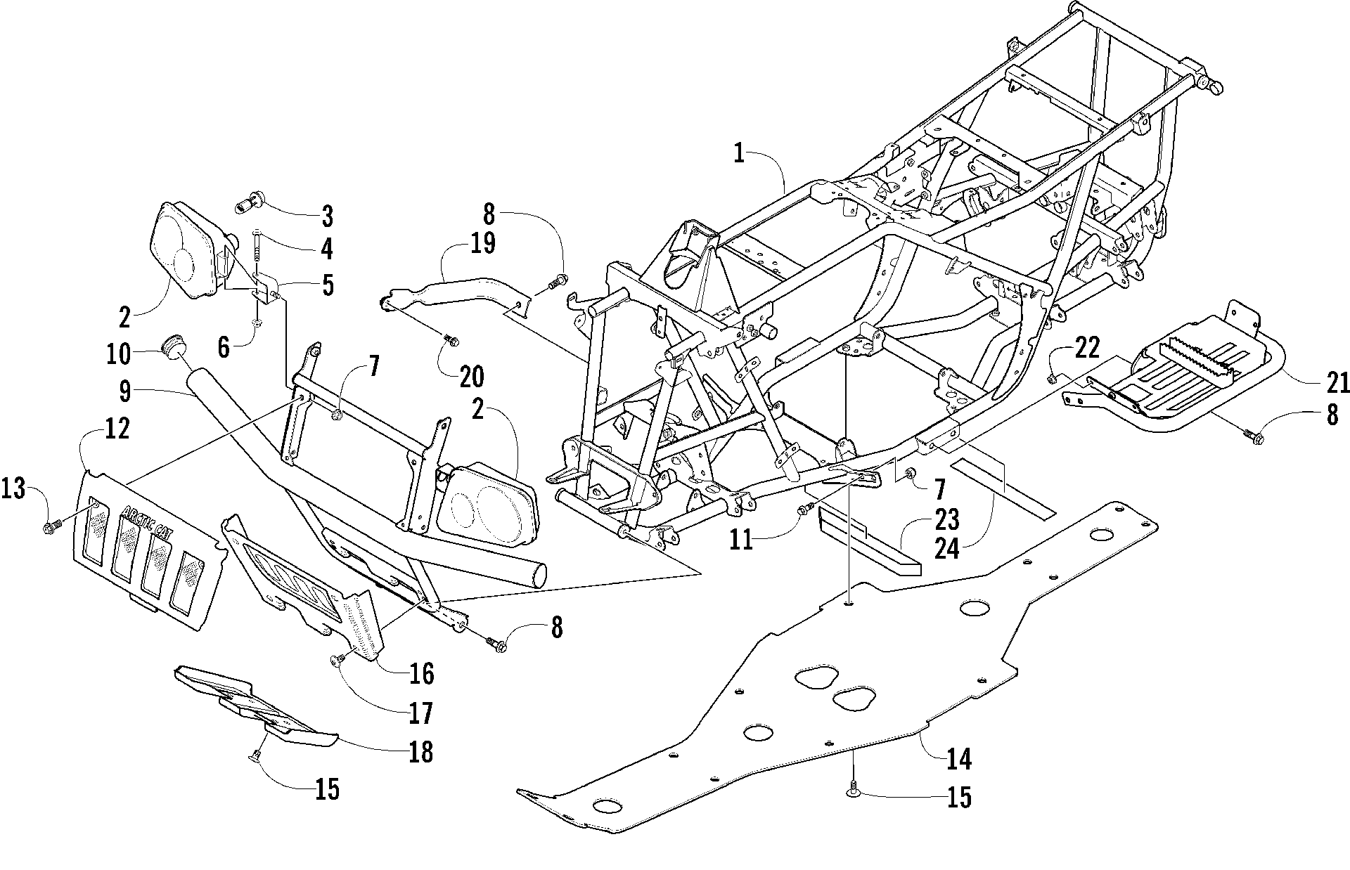 Рама AND RELATED PARTS [77979]
