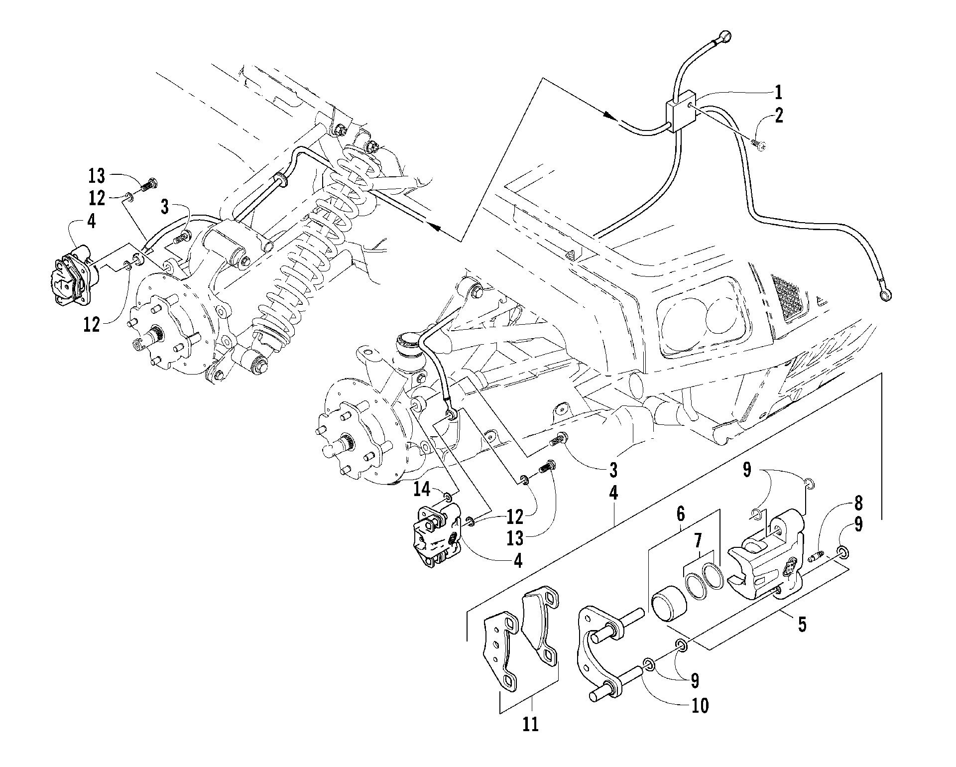 Hydraulic тормоз ASSEMBLY [81339]