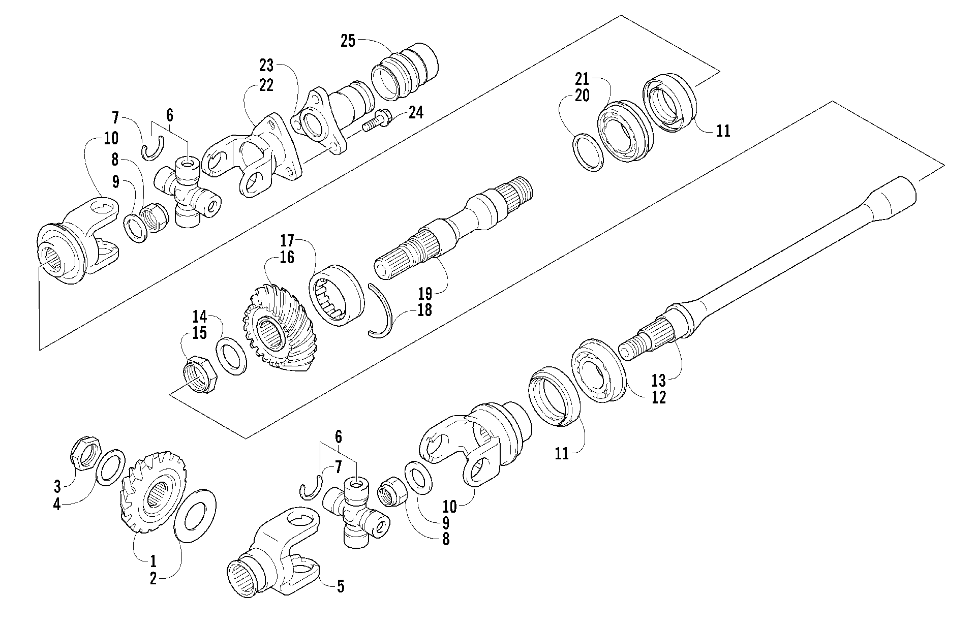 Secondary привод ASSEMBLY [83095]