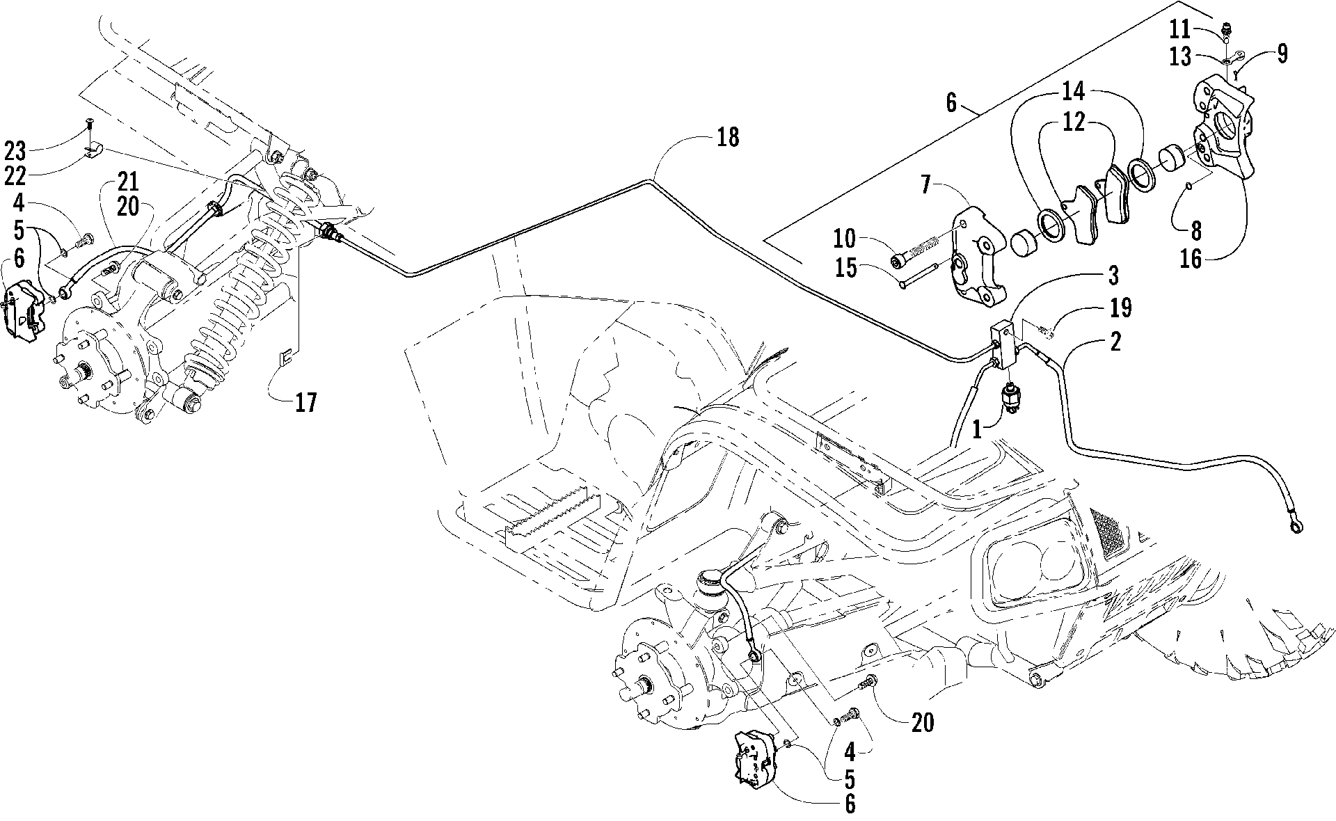 Hydraulic тормоз ASSEMBLY [77951]