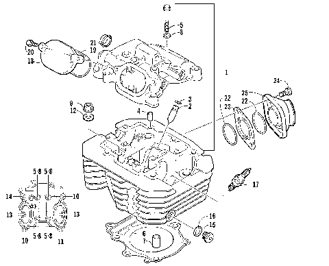 2003 ATV 400 FIS AUTOMATIC TRANSMISSION (CAT GREEN) [A2003ISH4BUSZ-2003-140]