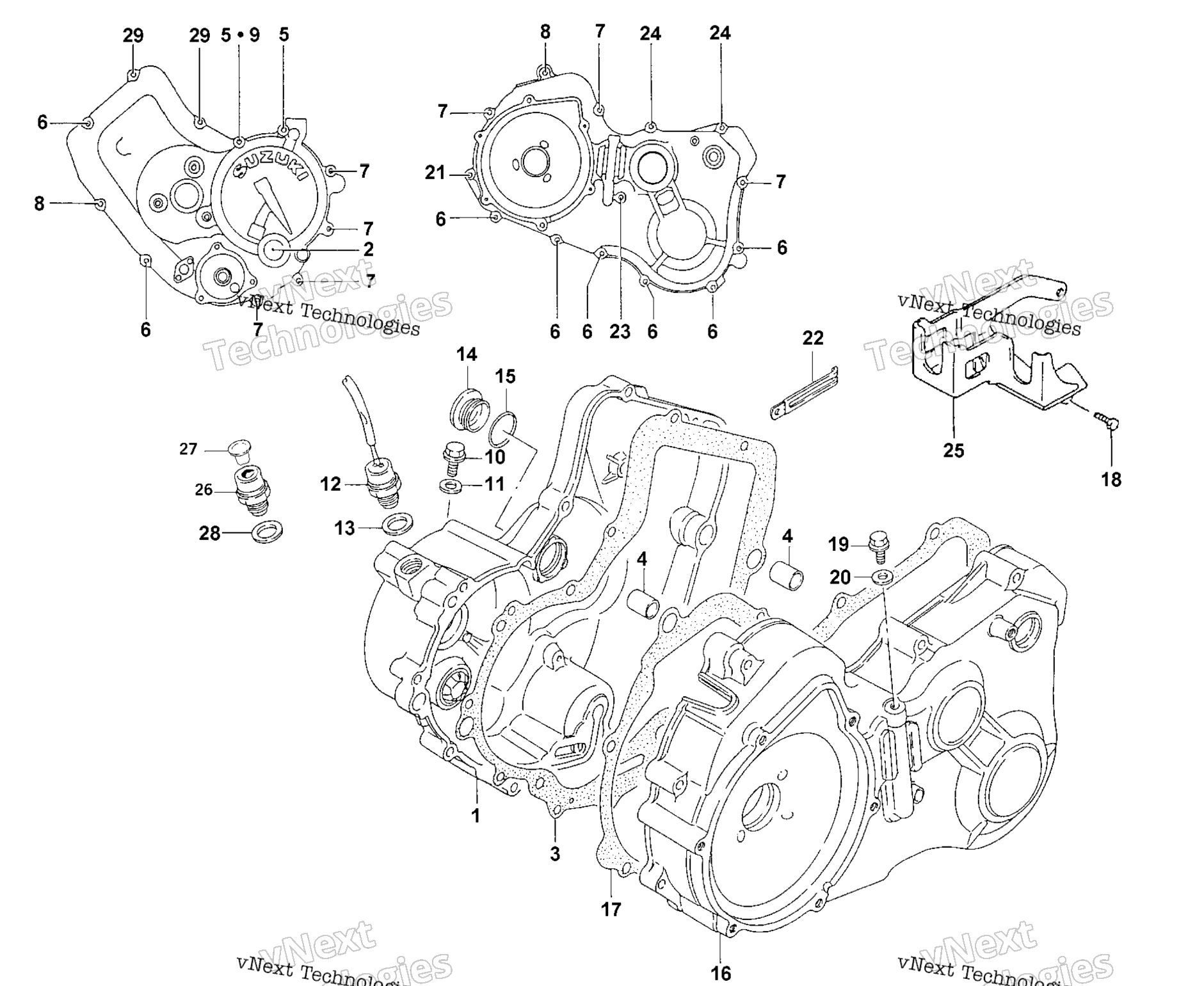 Картер Cover Assembly