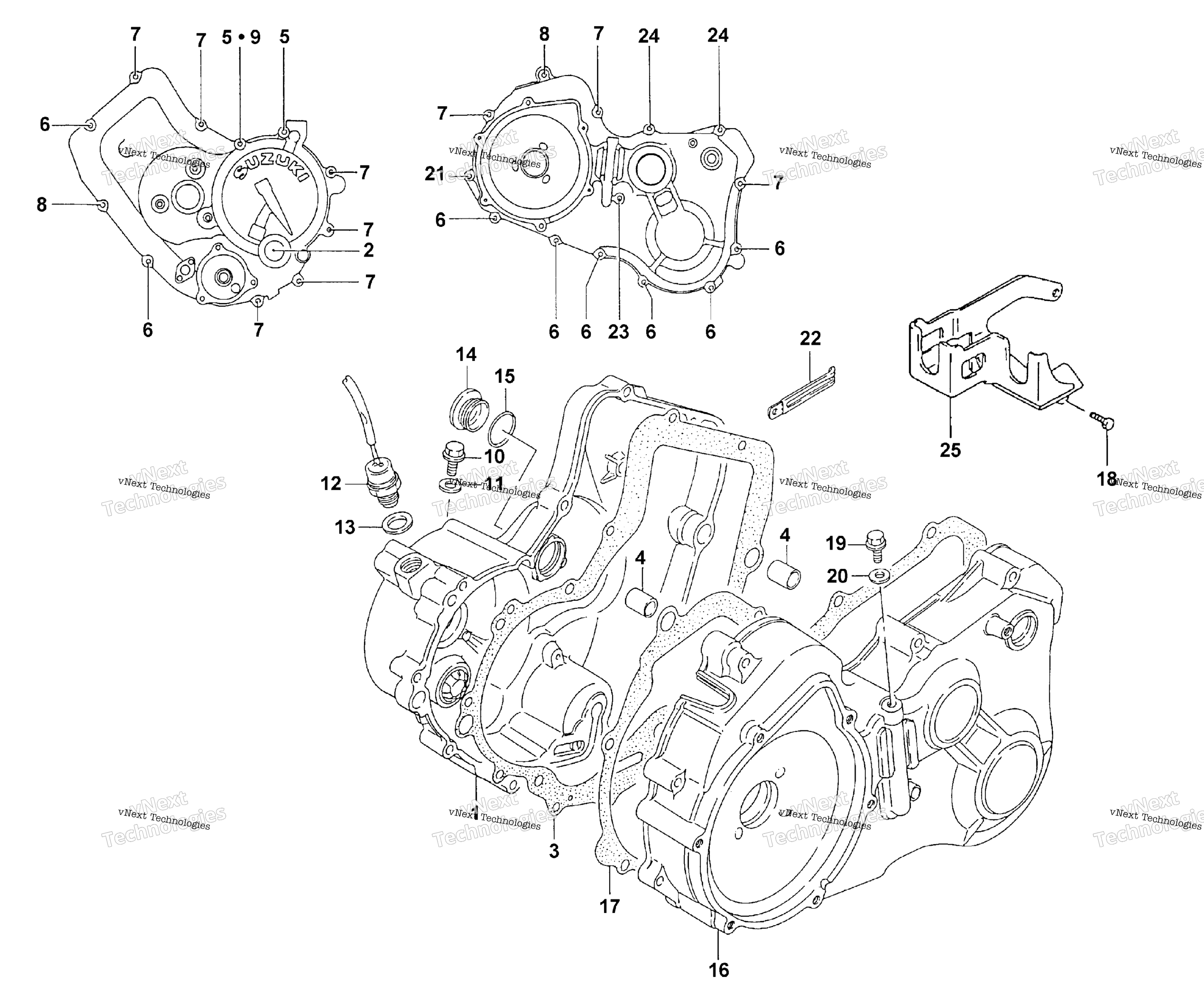Картер Cover Assembly