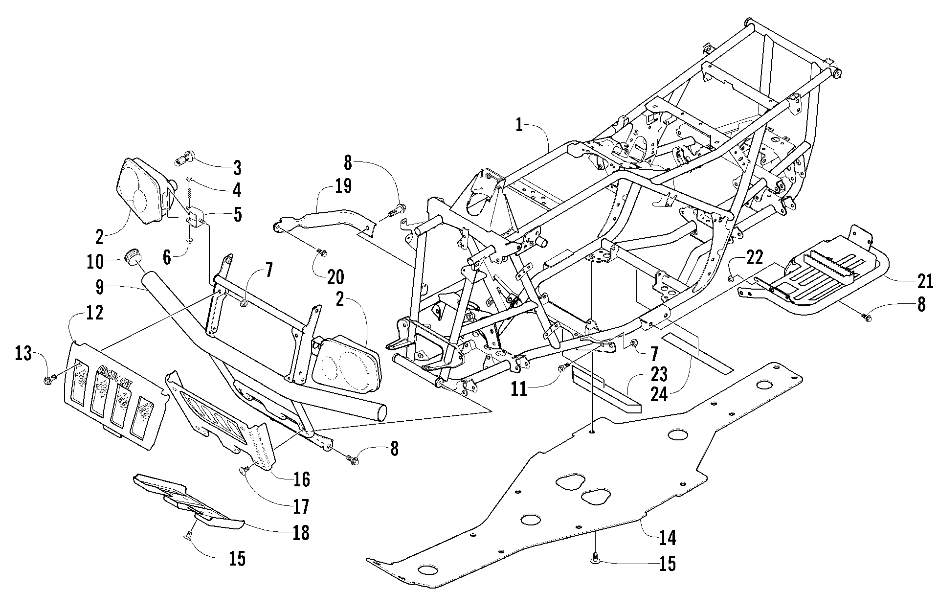 Рама AND RELATED PARTS [55485]