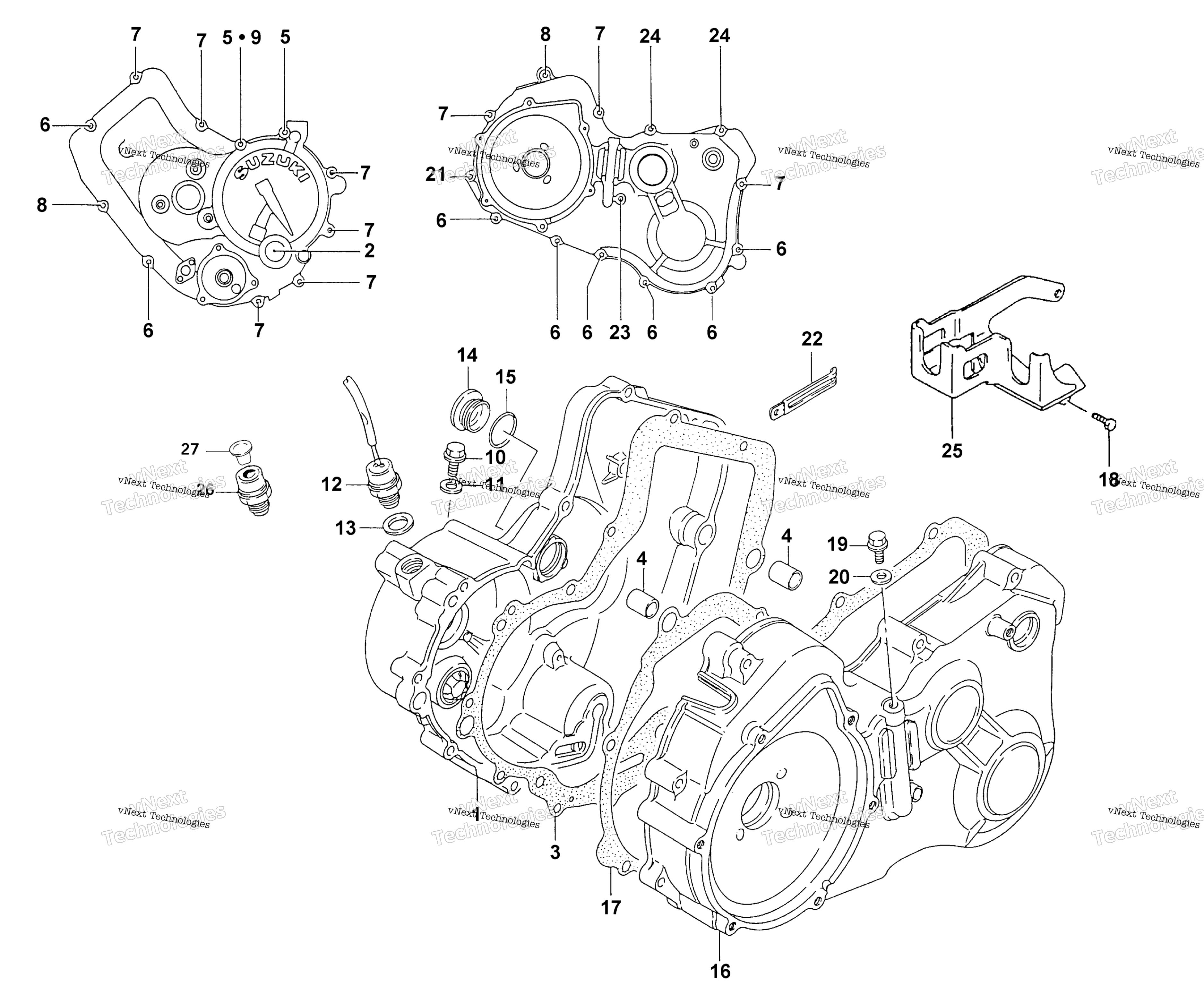 Картер Cover Assembly