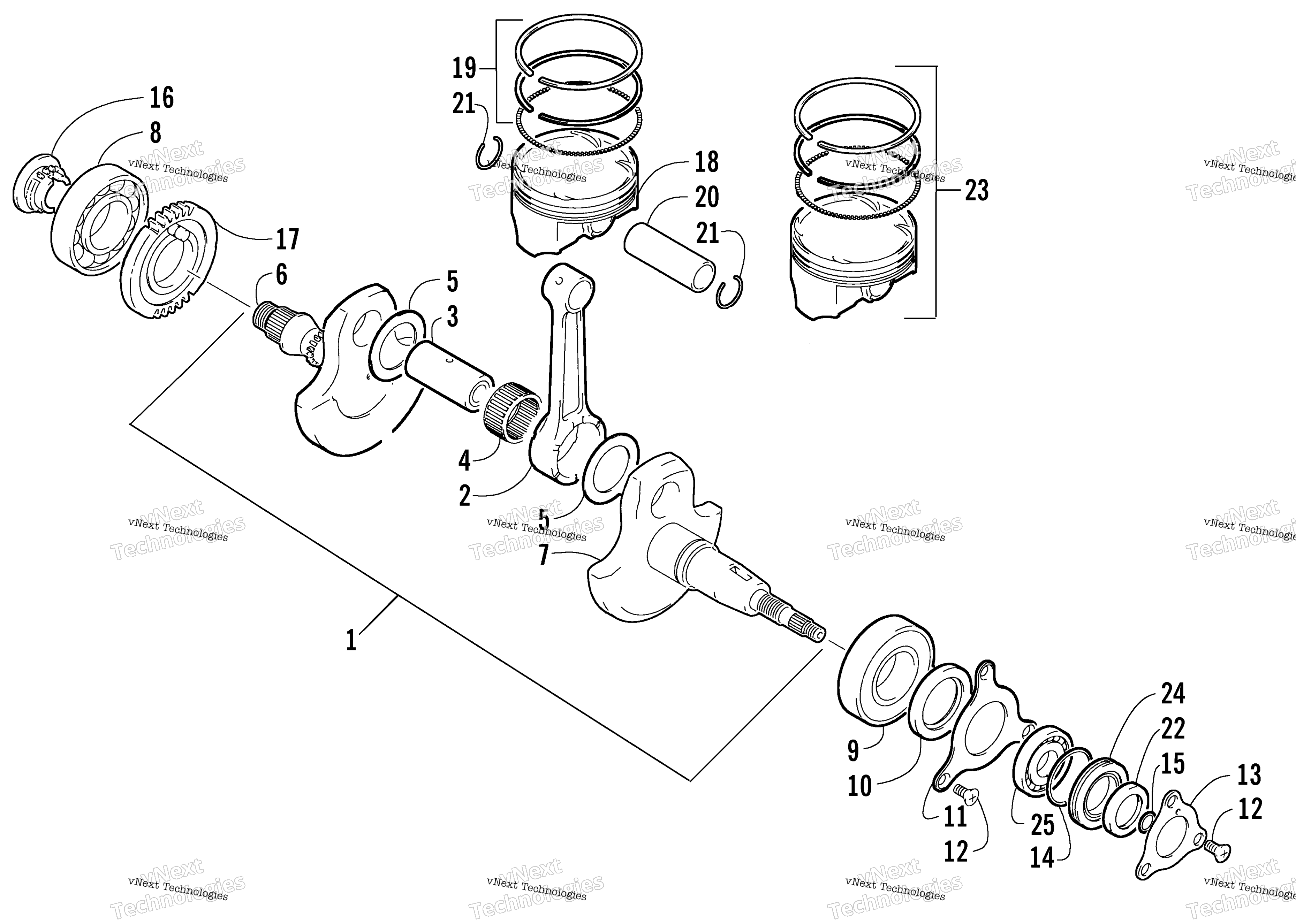Коленчатый вал Assembly