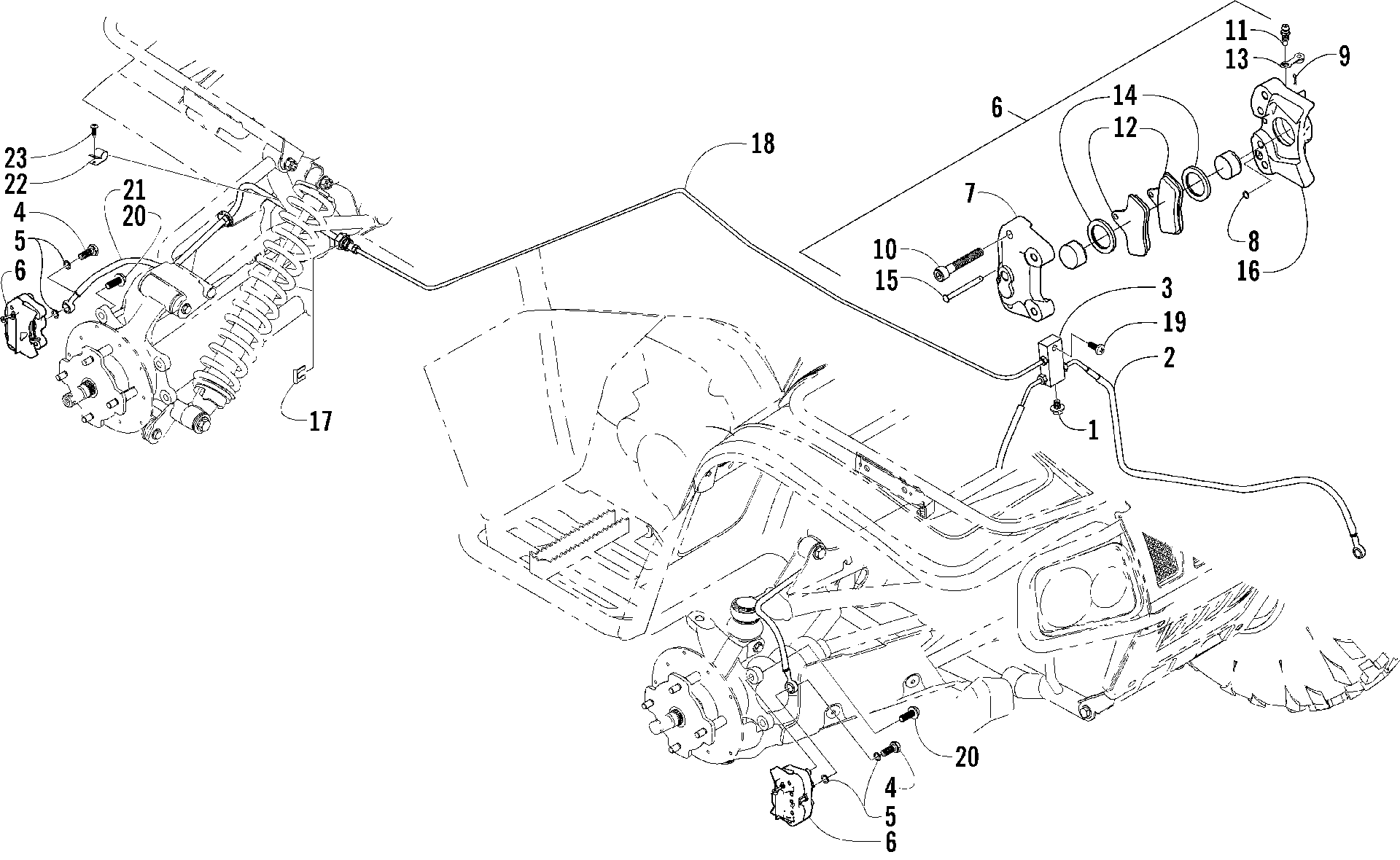 Hydraulic тормоз ASSEMBLY [77806]
