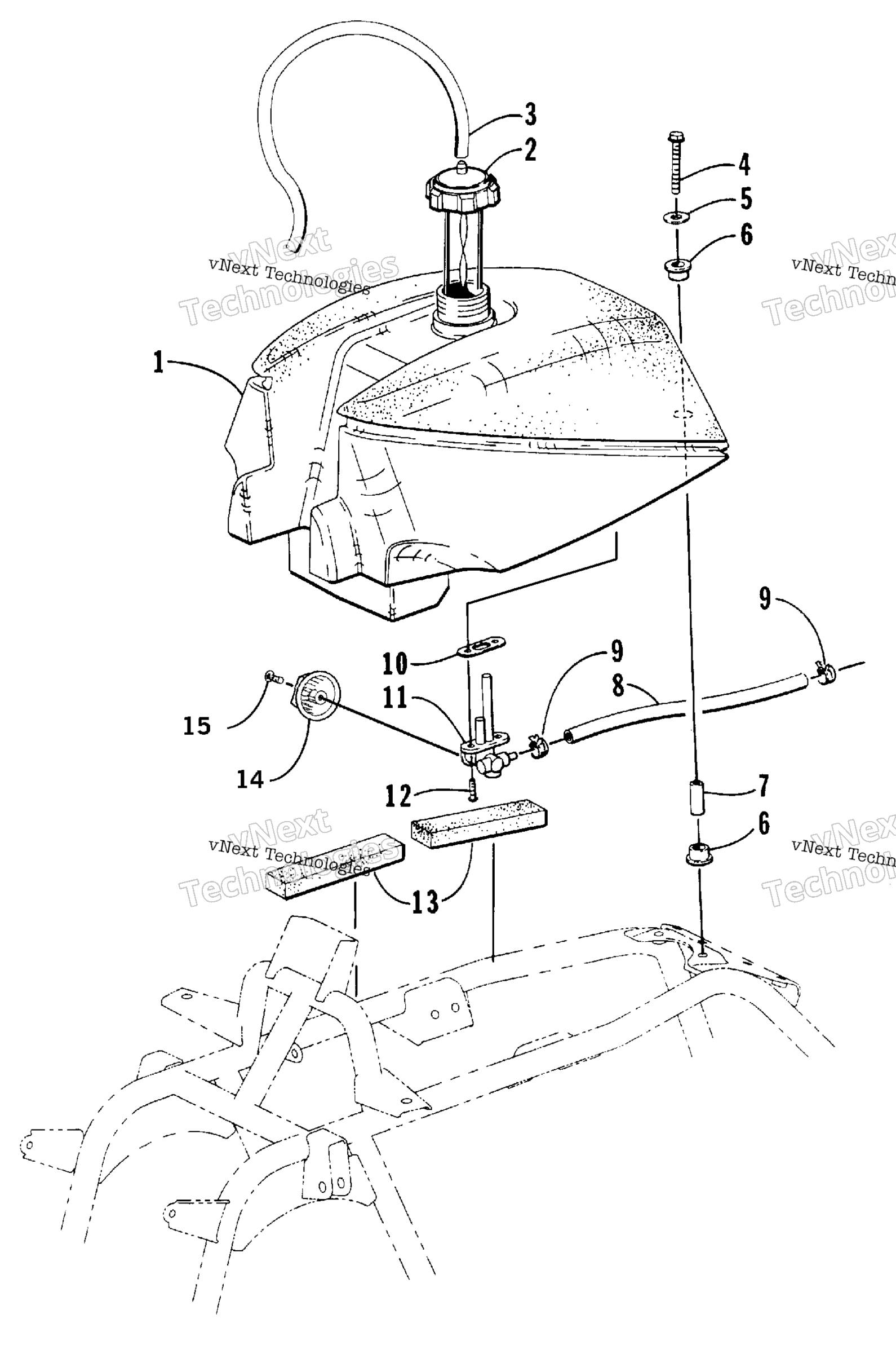 Топливная система Tank Assembly