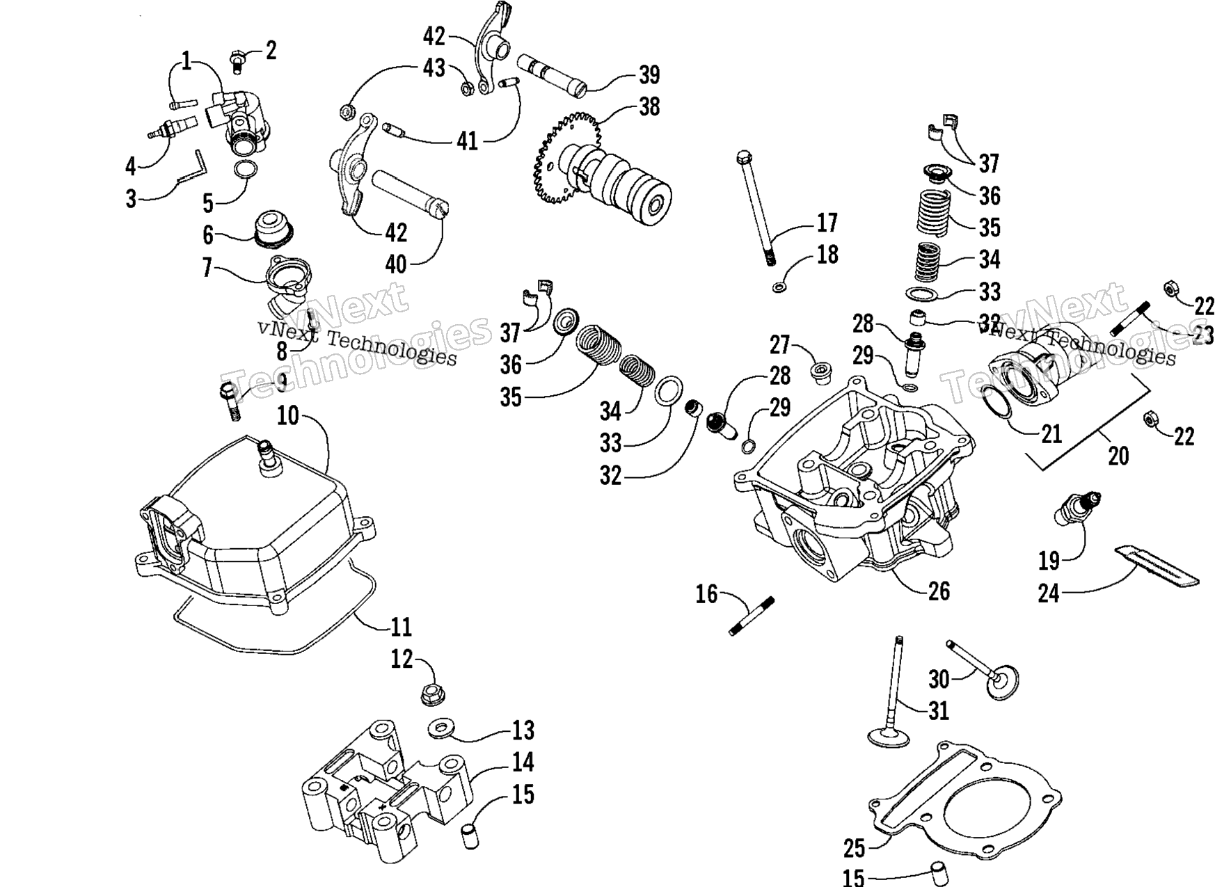 Цилиндр Head Assembly