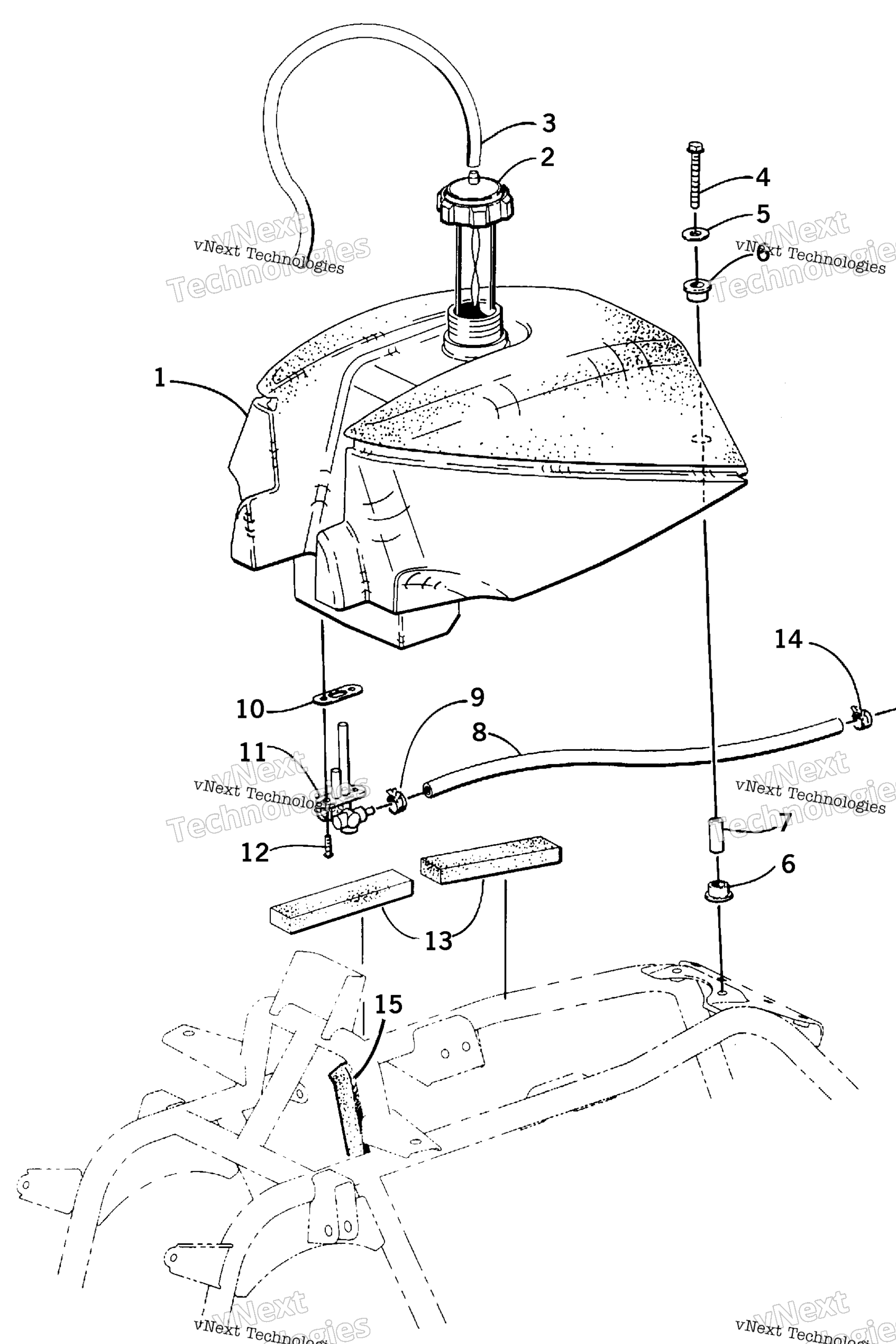 Топливная система Tank Assembly