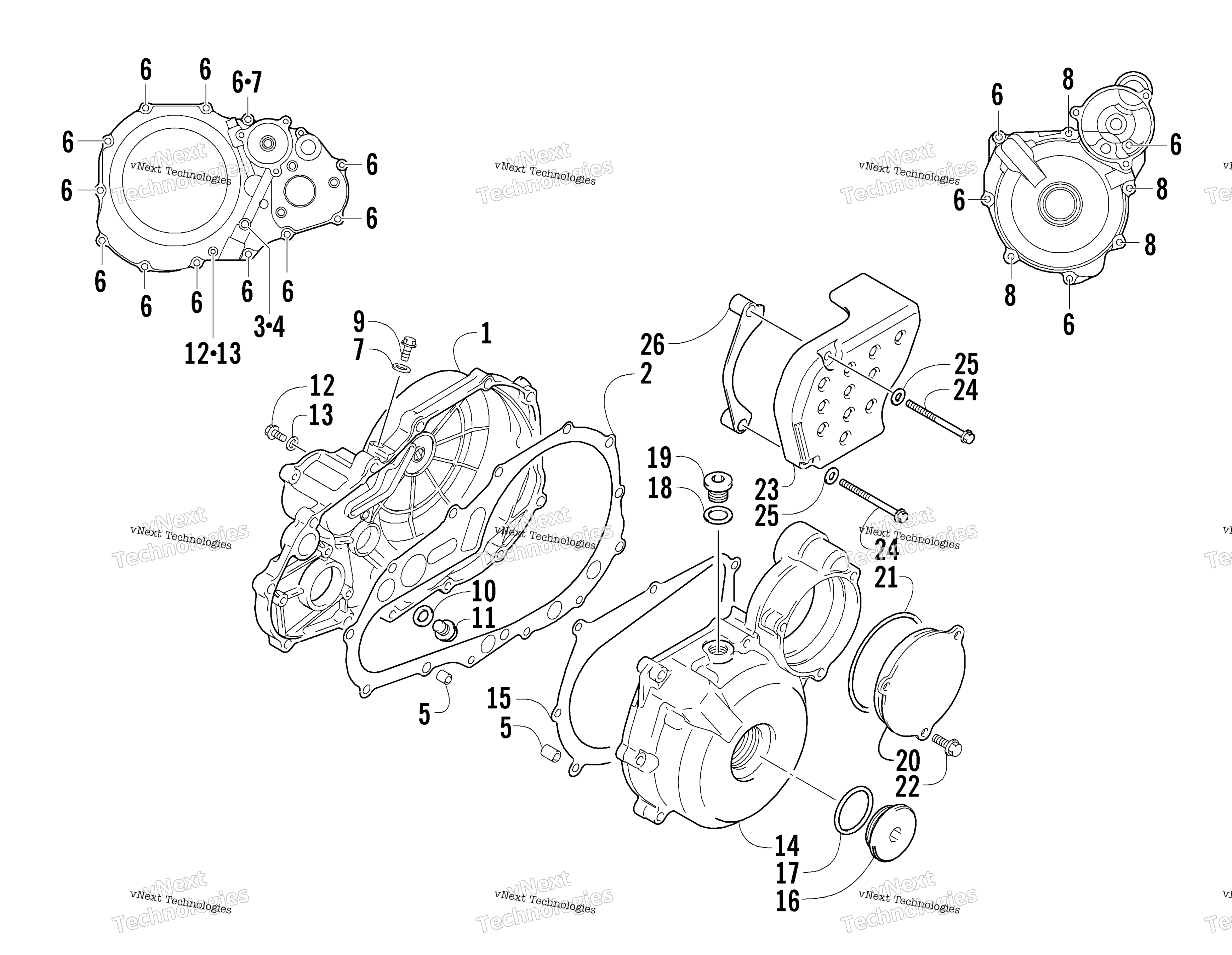 Картер Cover Assembly