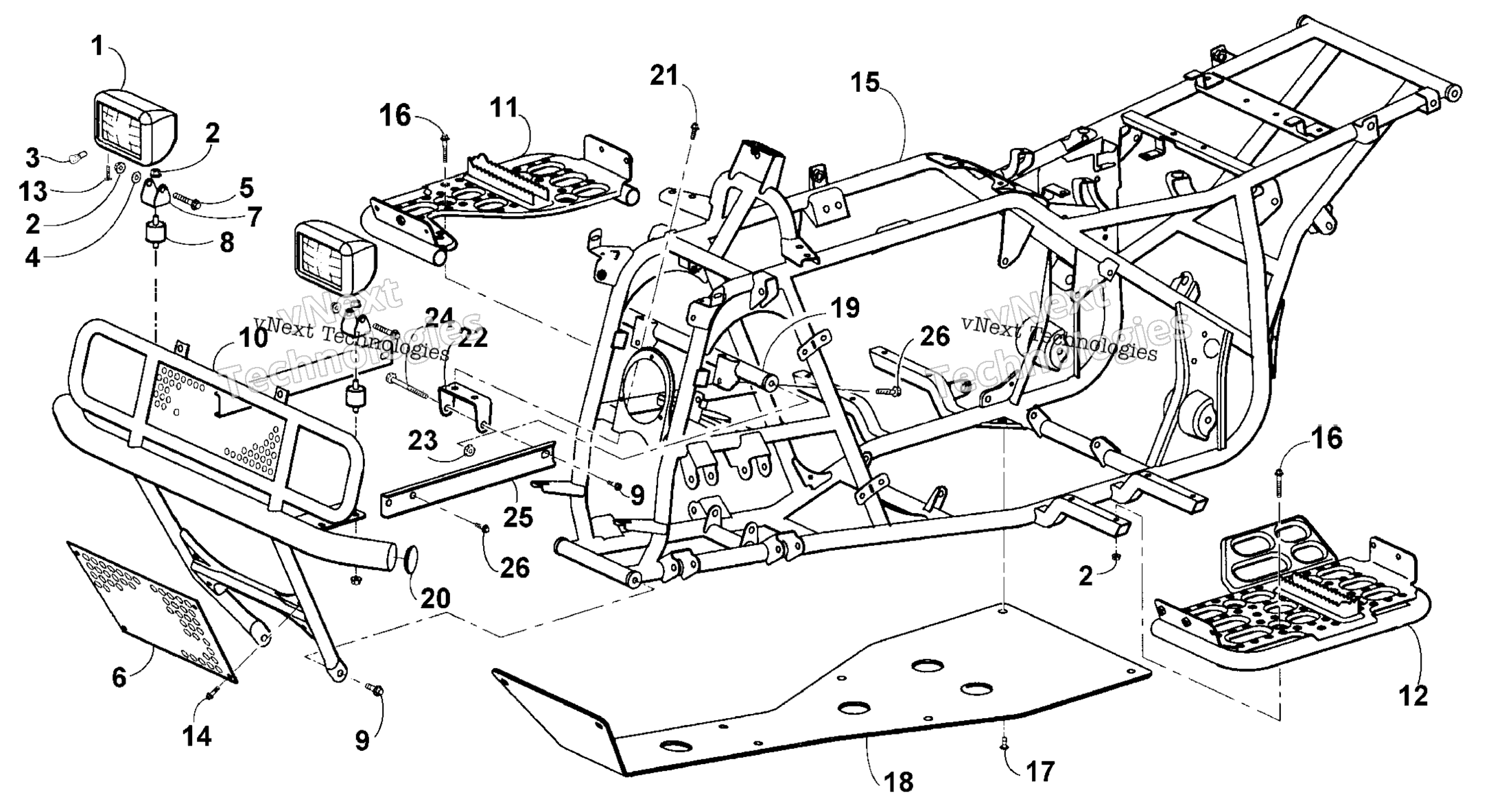 Рама And Related Parts