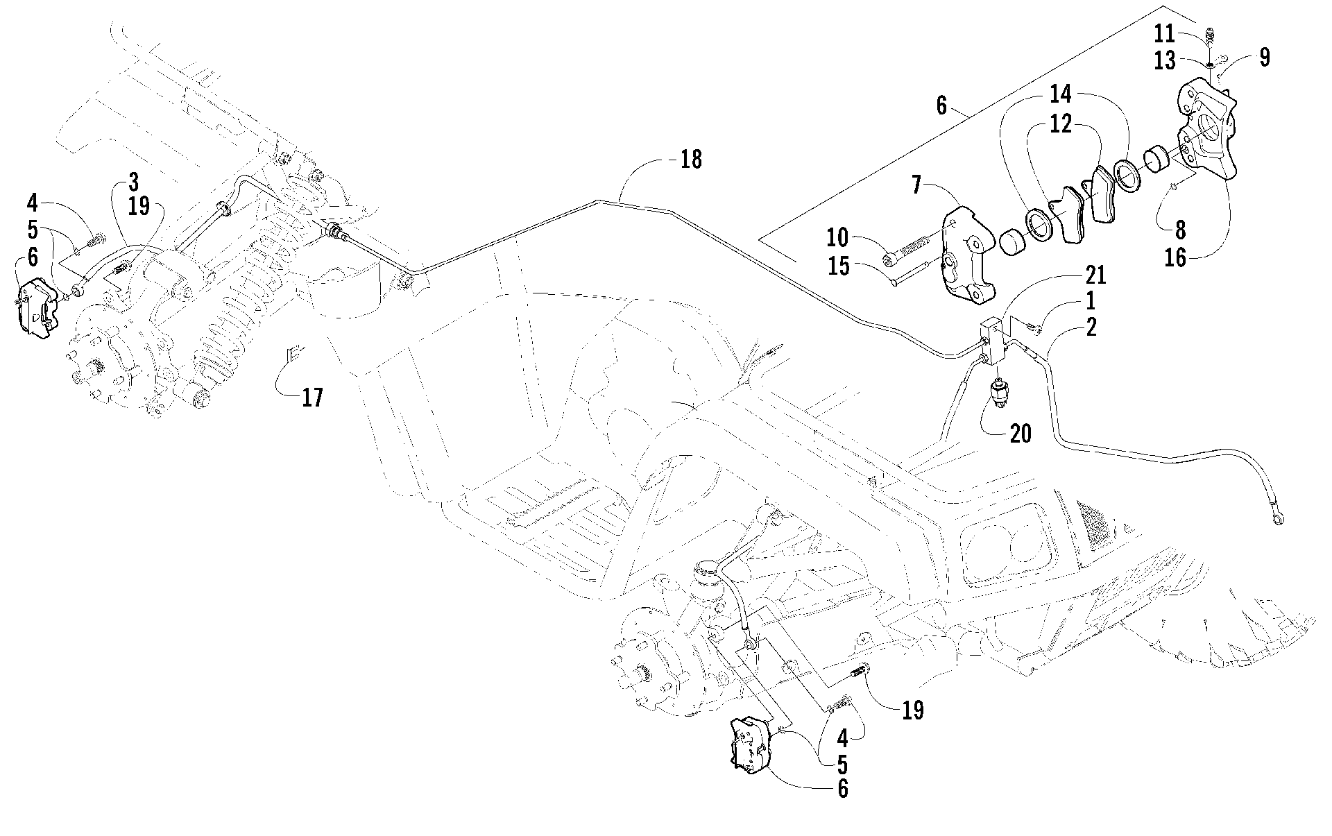 Hydraulic тормоз ASSEMBLY [60008]