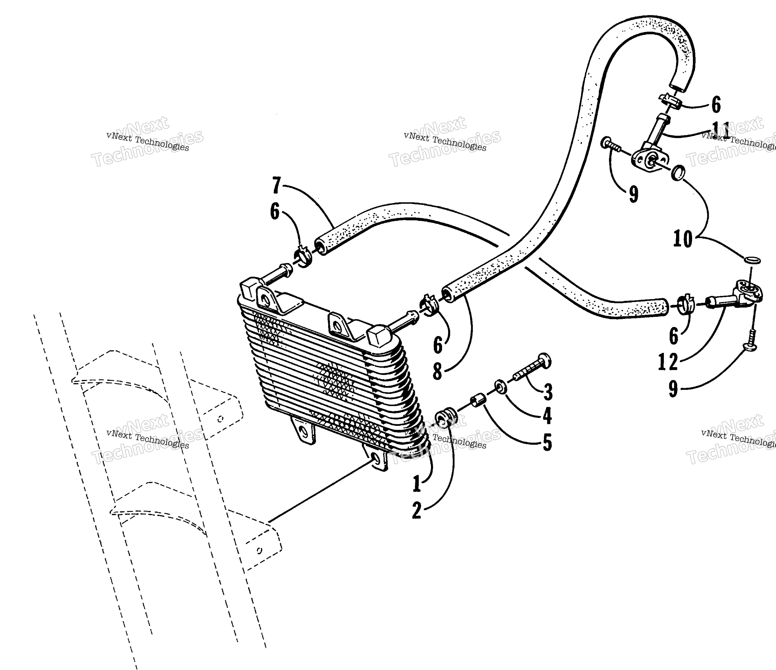 масляный Cooler Assembly