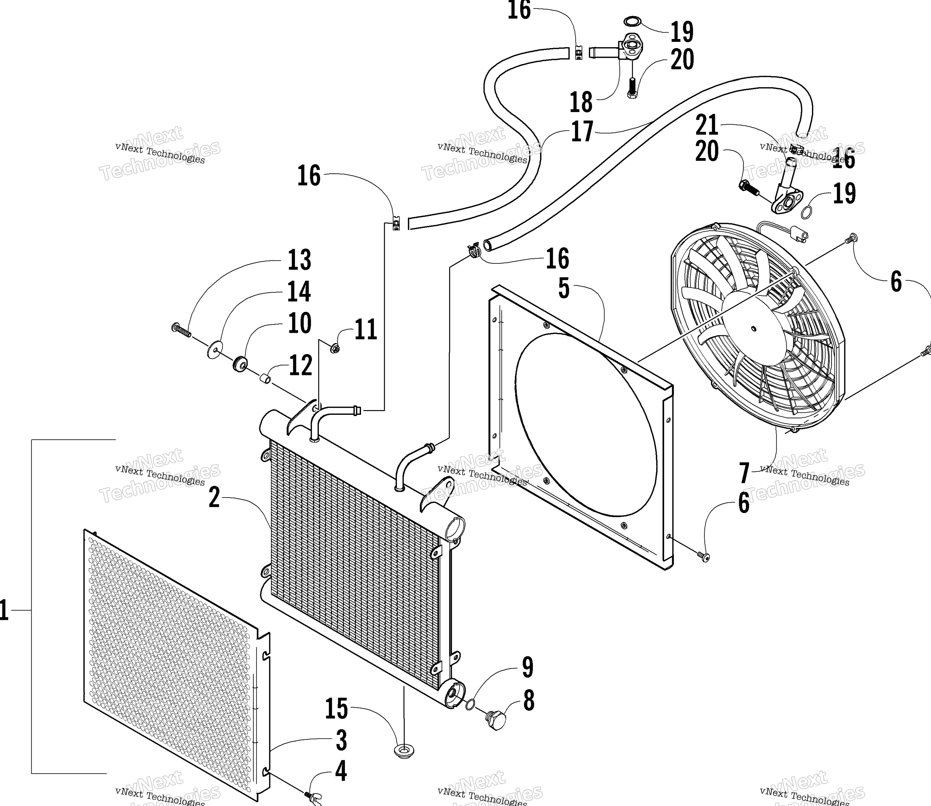 масляный Cooler Assembly