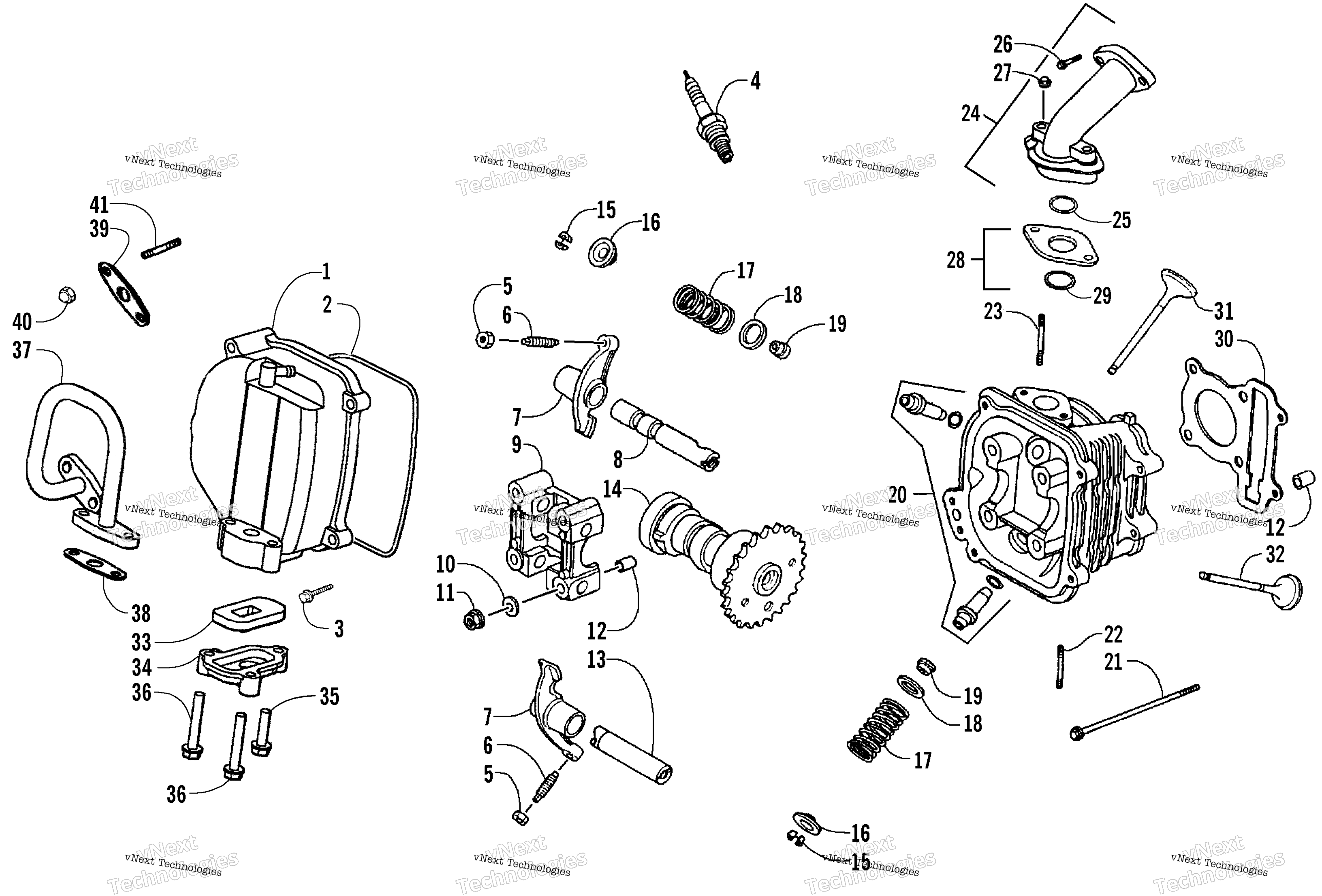 Цилиндр Head Assembly