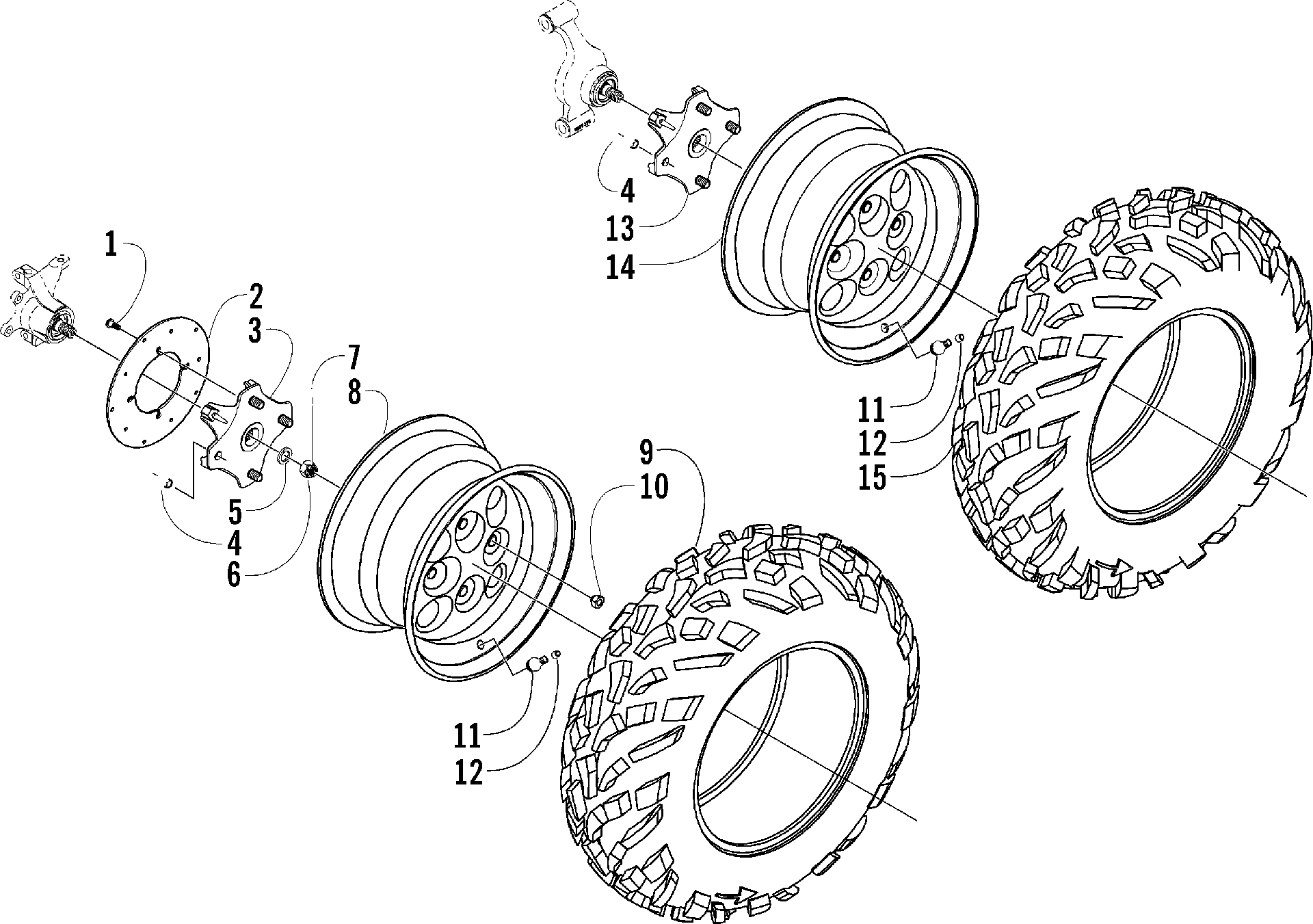 Колесо AND TIRE ASSEMBLY [78611]