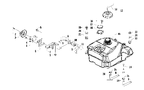 GAS TANK ASSEMBLY [96090]