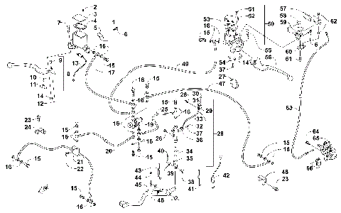 HYDRAULIC AND PARKING BRAKE ASSEMBLIES [96378]